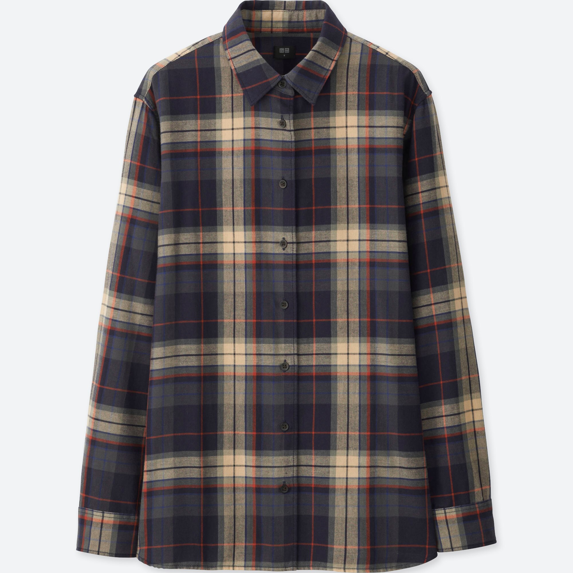 WOMEN FLANNEL CHECKED LONG-SLEEVE SHIRT | UNIQLO US