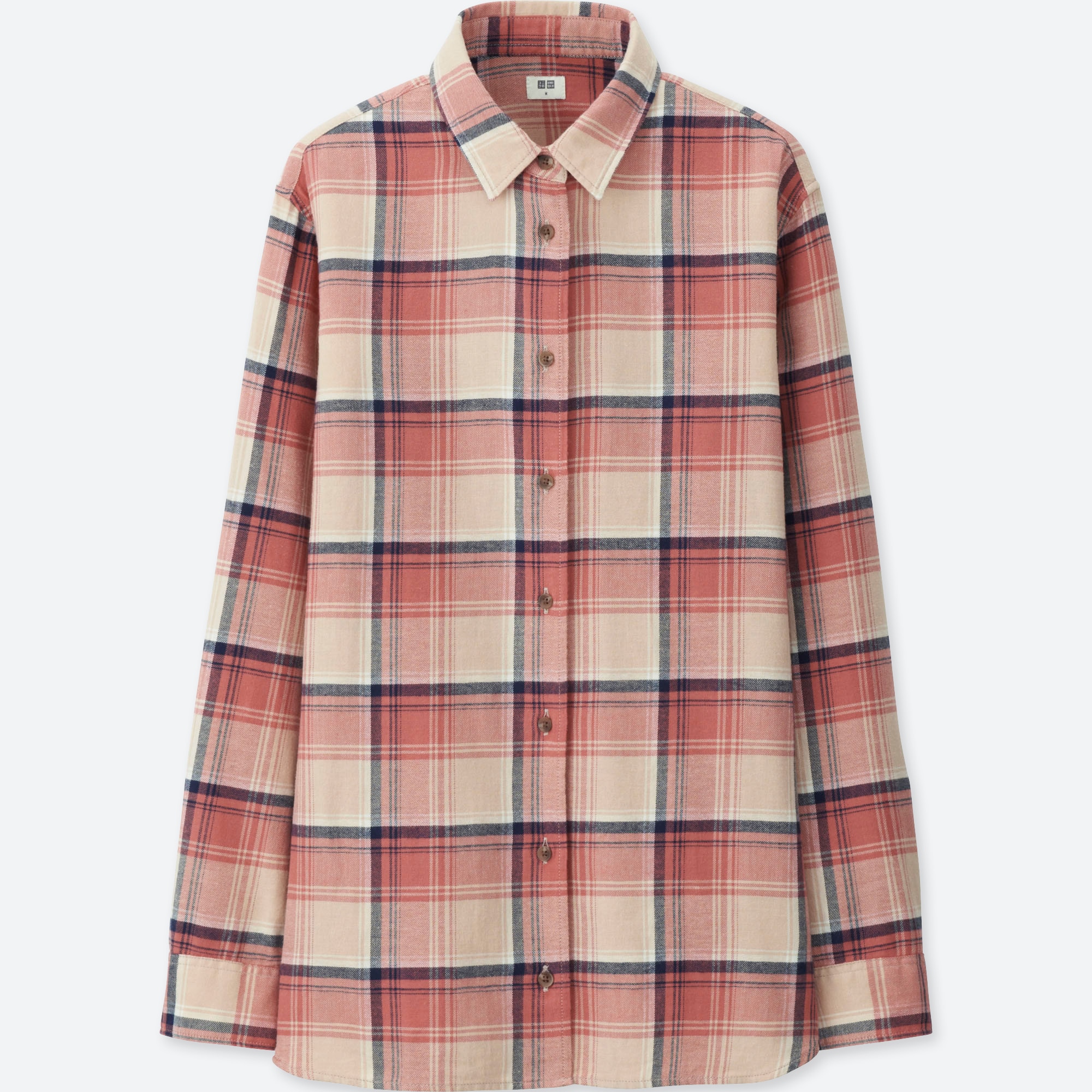 WOMEN FLANNEL CHECKED LONG-SLEEVE SHIRT | UNIQLO US