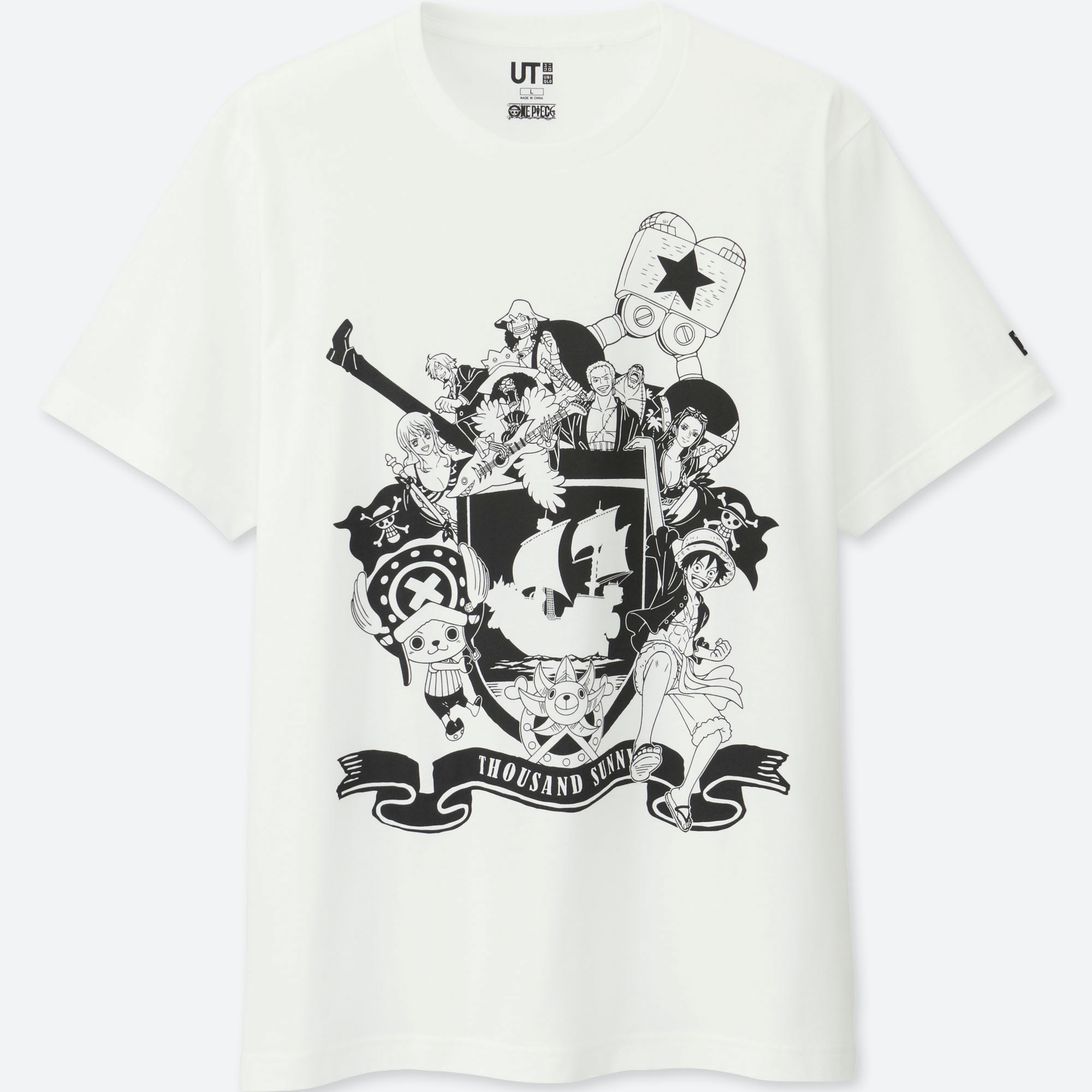 ONE PIECE WANOKUNI UT UNIQLO Graphic Tshirt Luffy Samurai size M  eBay