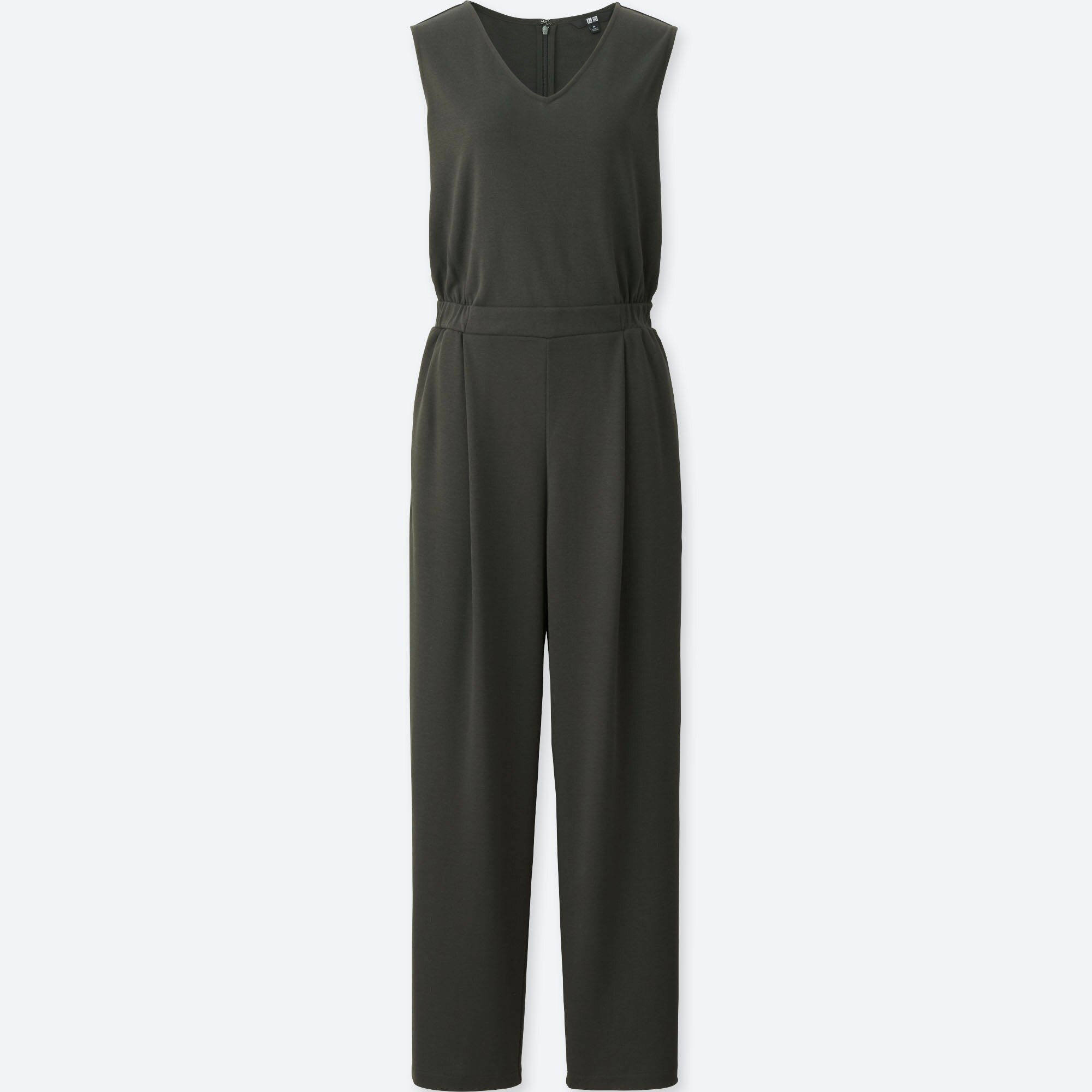 women's v neck jumpsuit