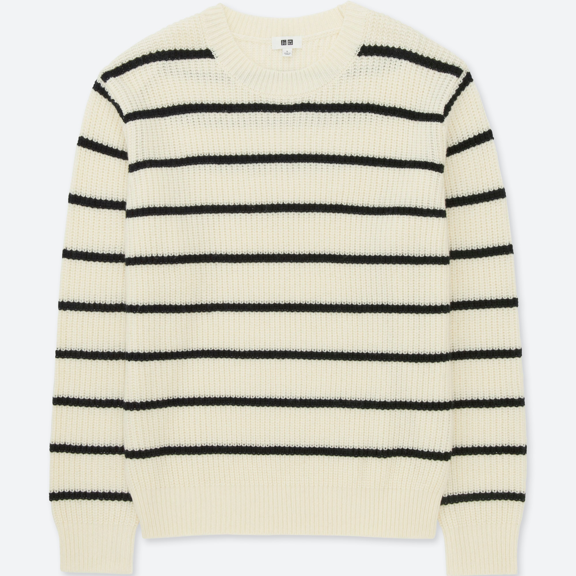 white crew neck sweater mens