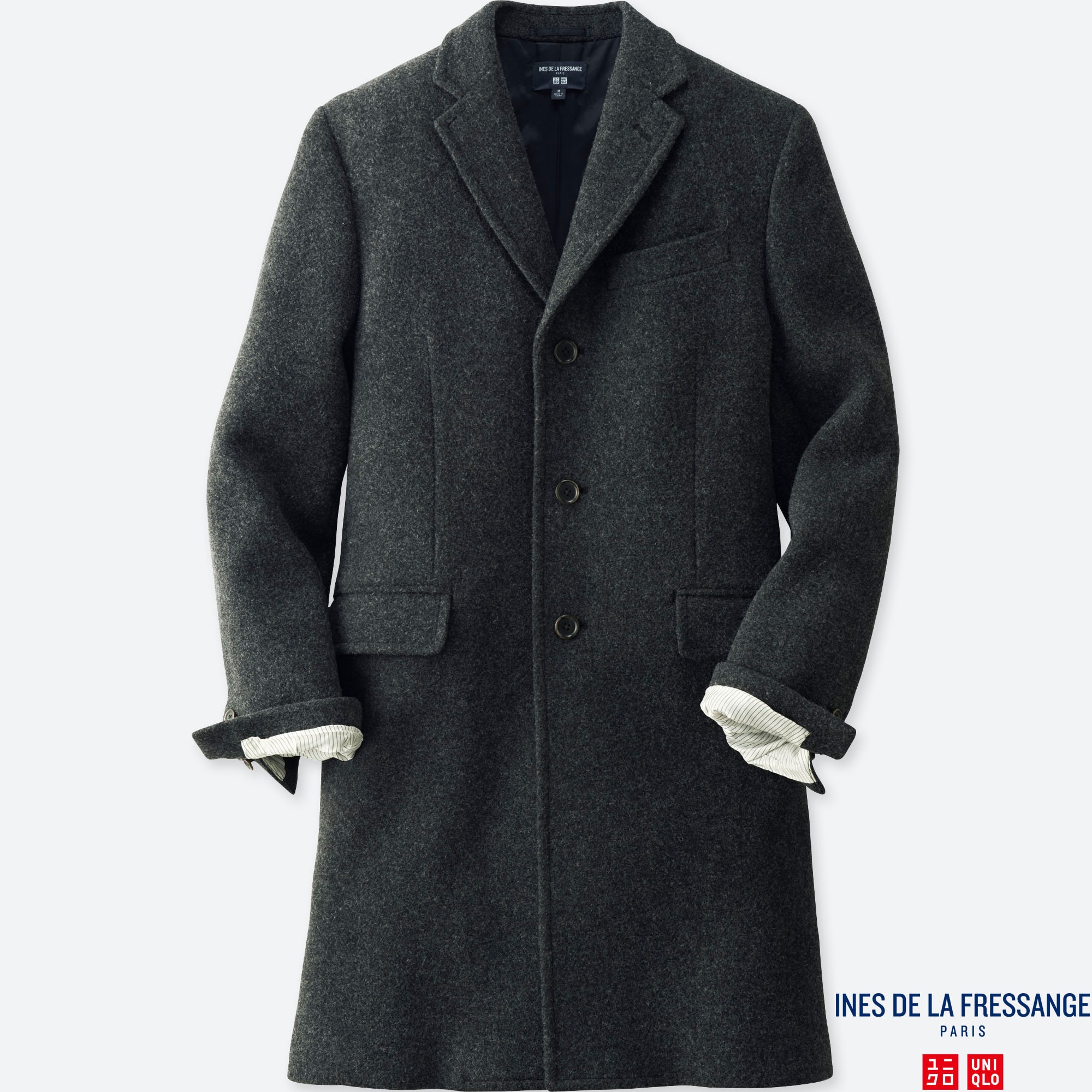 uniqlo chesterfield coat