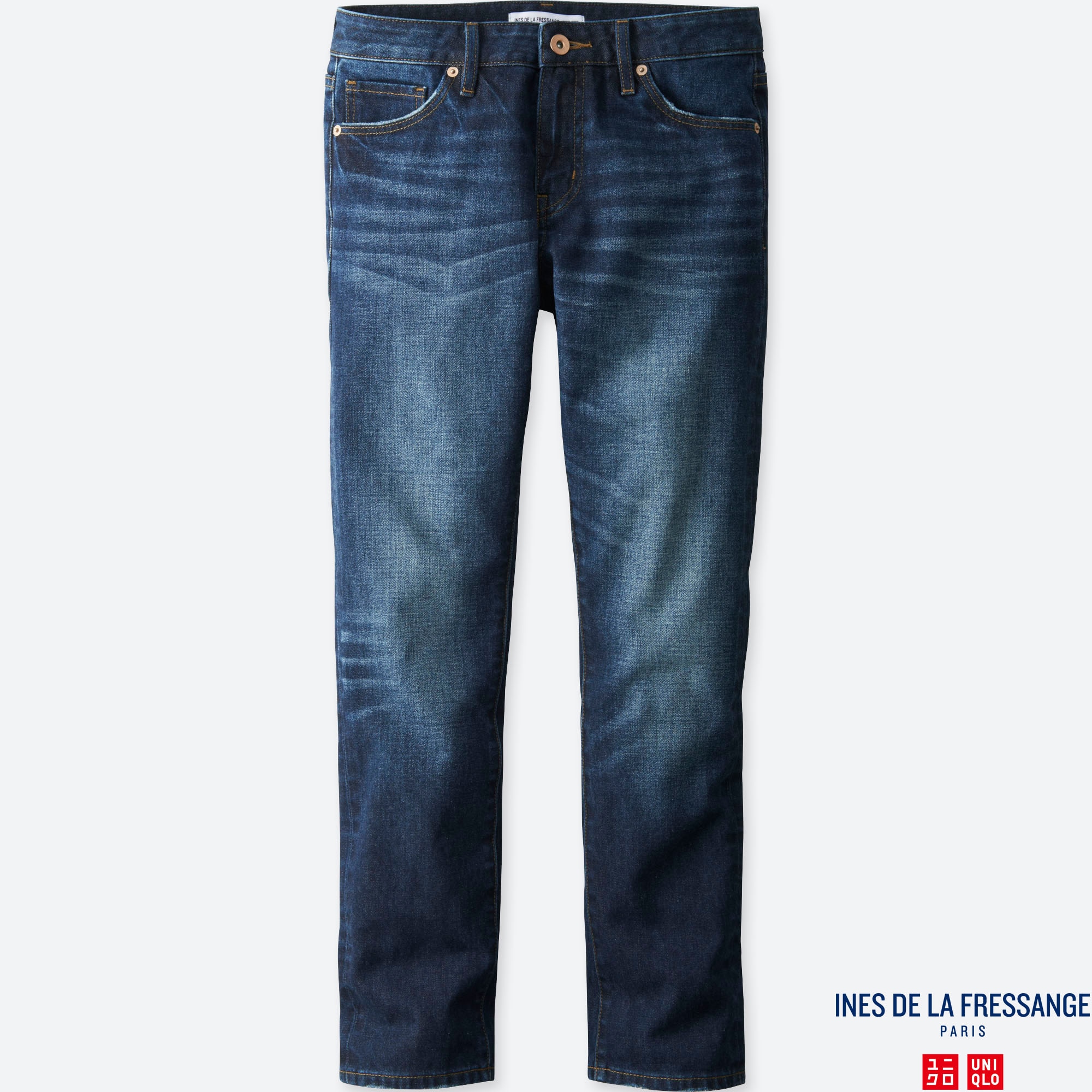 ankle length slim fit jeans