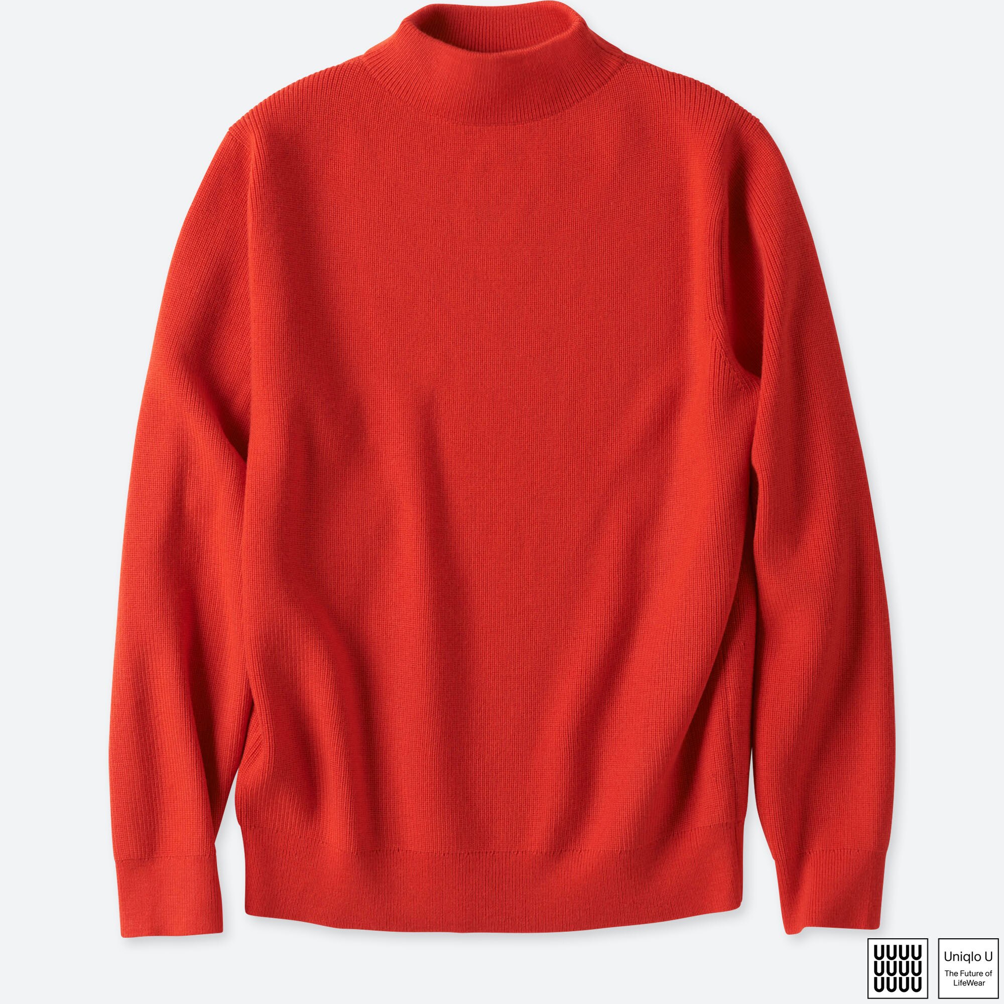 red long sleeve sweatshirt