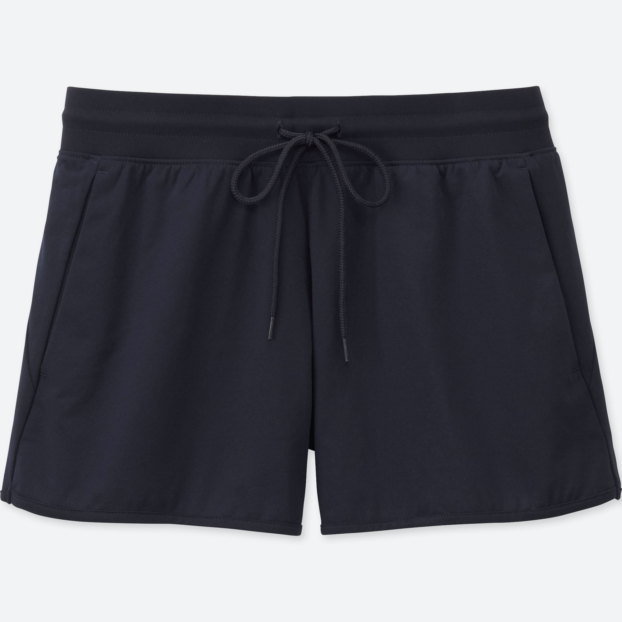 navy blue stretch shorts