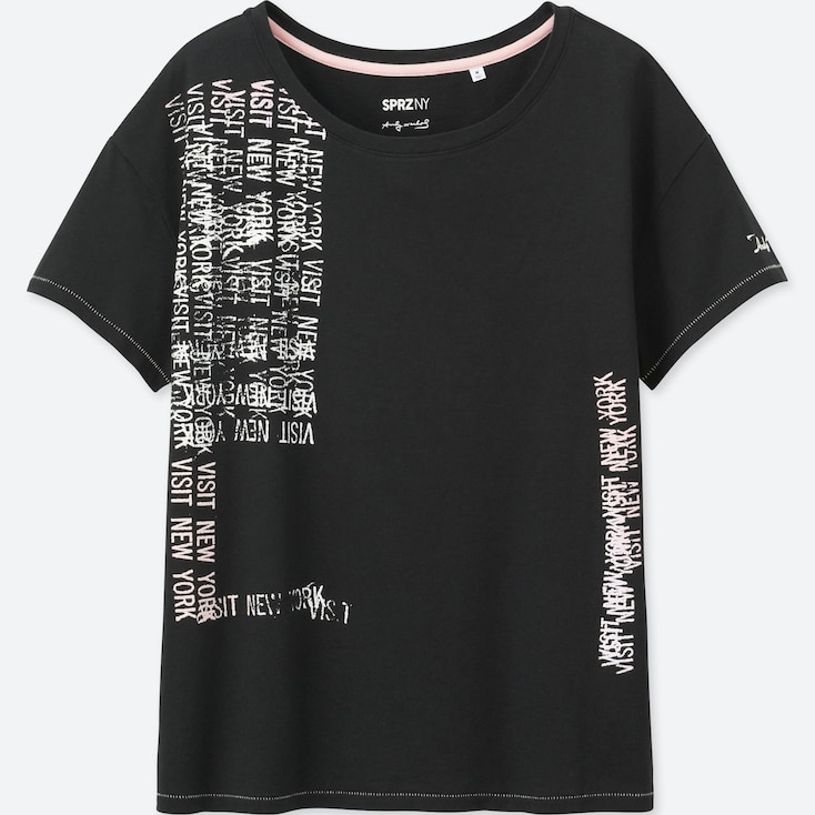 WOMEN SPRZ NY SHORT-SLEEVE GRAPHIC T-SHIRT (Andy Warhol) | UNIQLO US