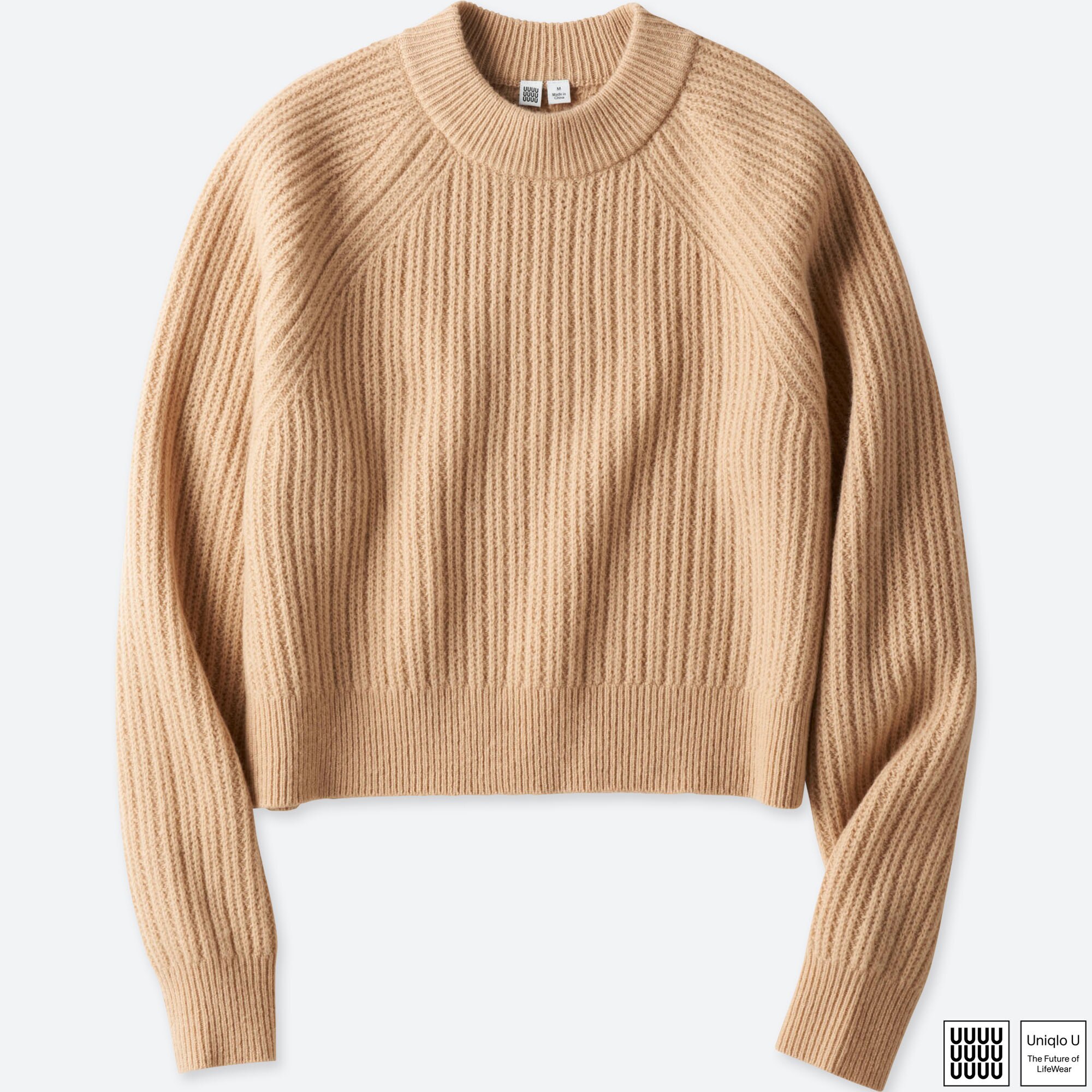 WOMEN U CHUNKY RIBBED MOCK NECK SWEATER UNIQLO US