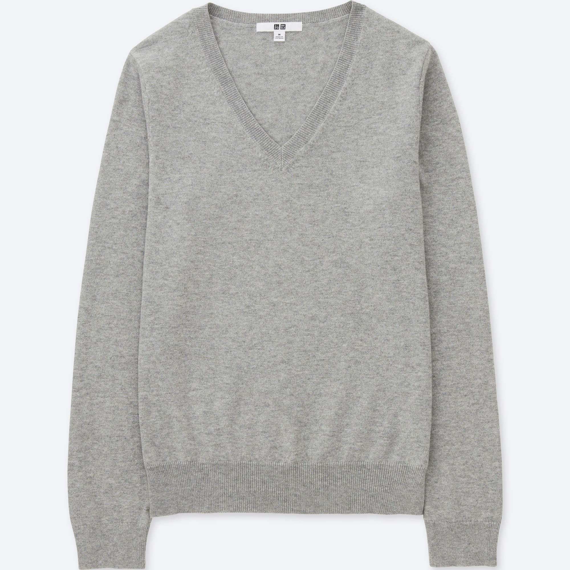 Uniqlo cashmere v neck sale