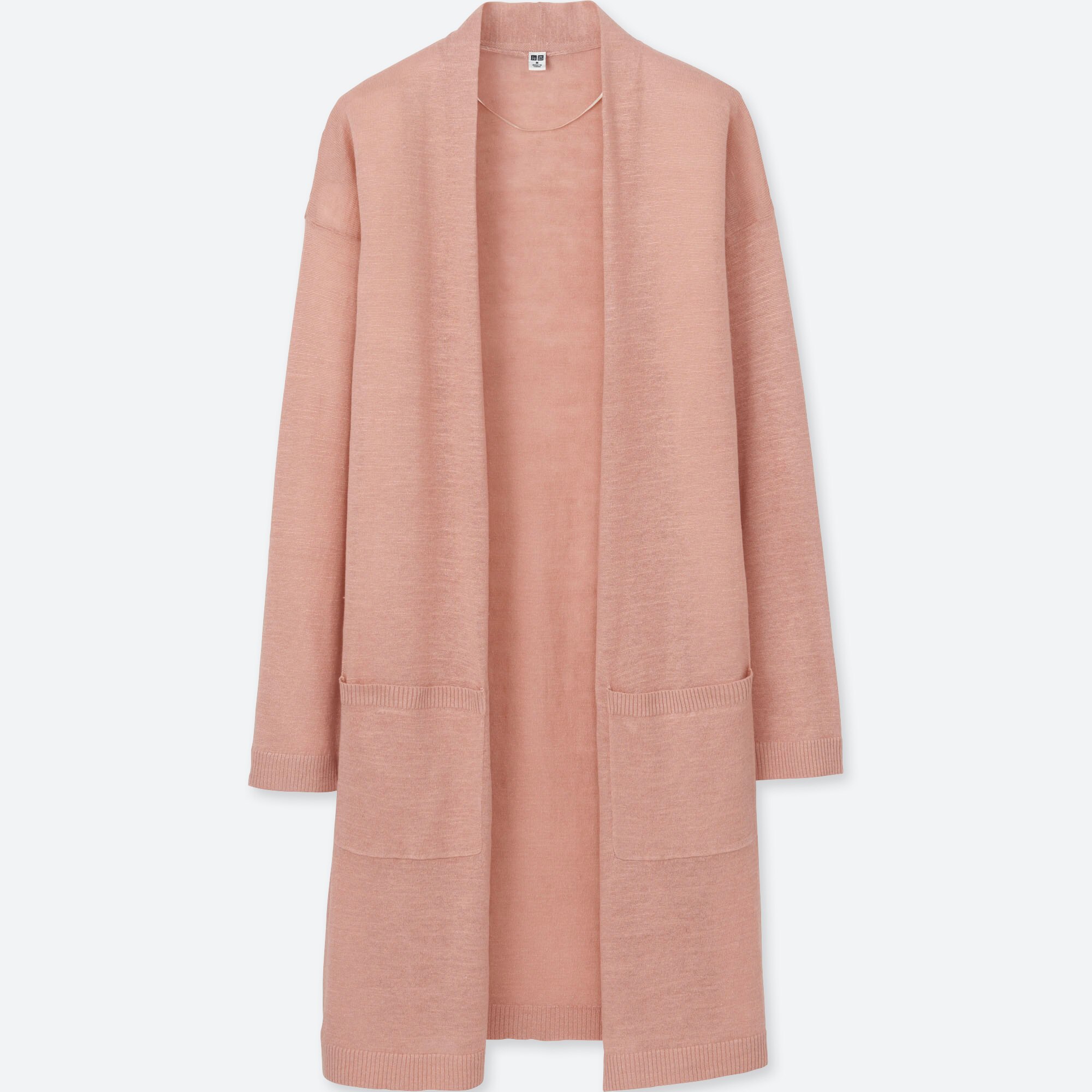 linen blend cardigan