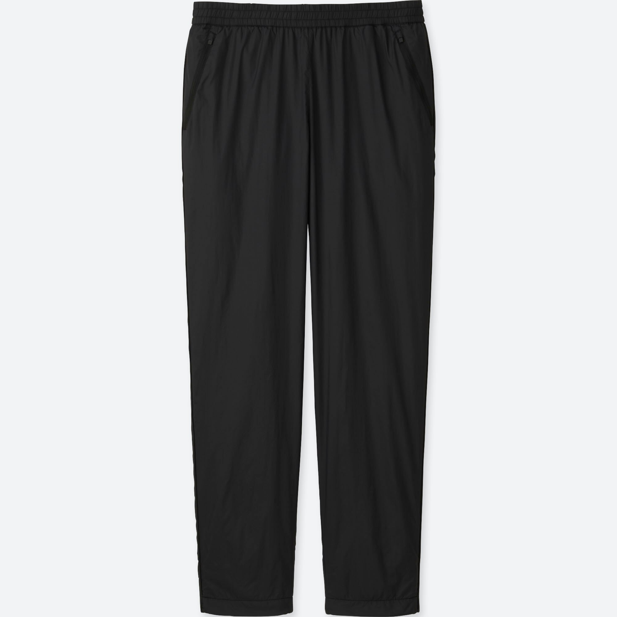 mens black fleece lined pants