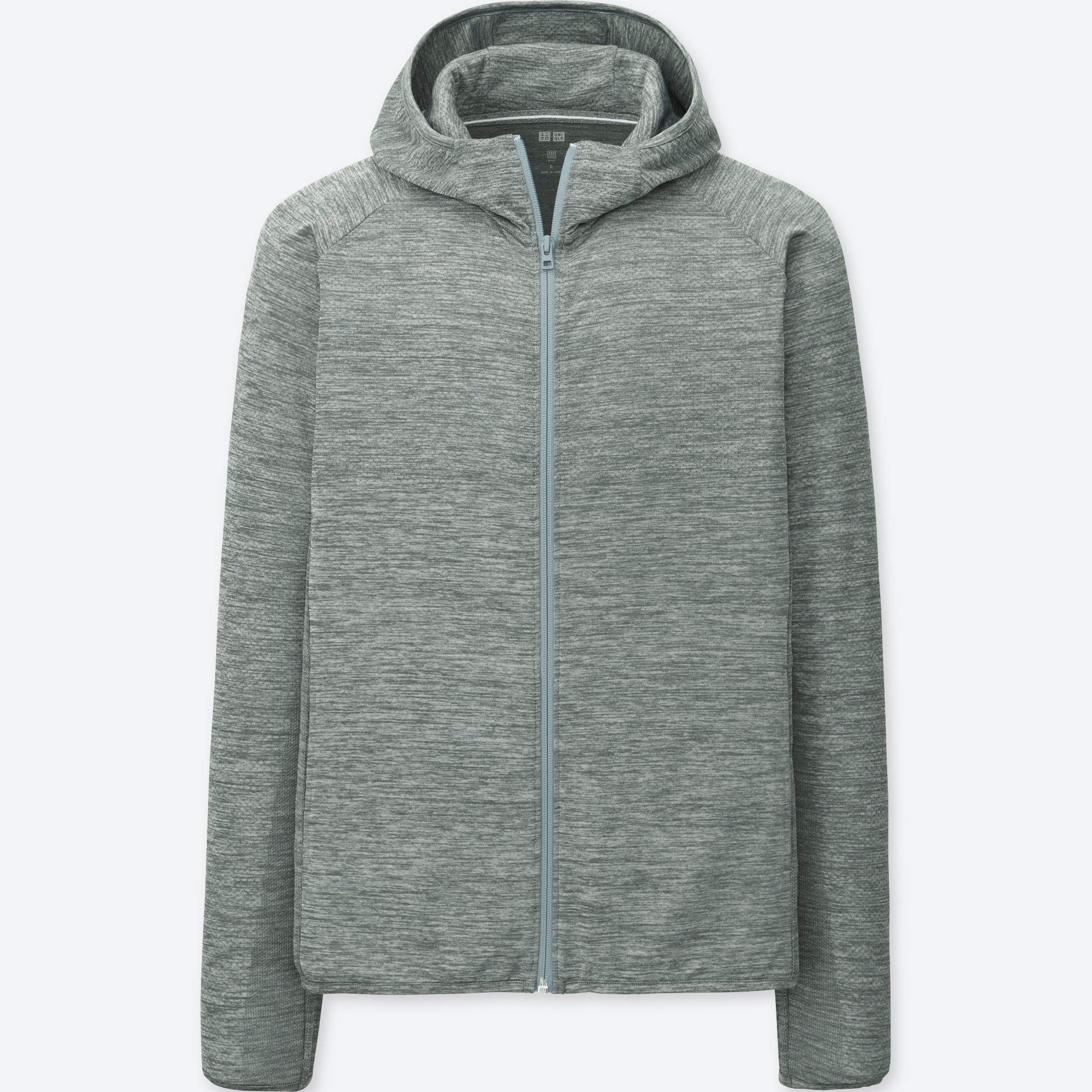 MEN DRY-EX LONG-SLEEVE FULL-ZIP HOODIE | UNIQLO US