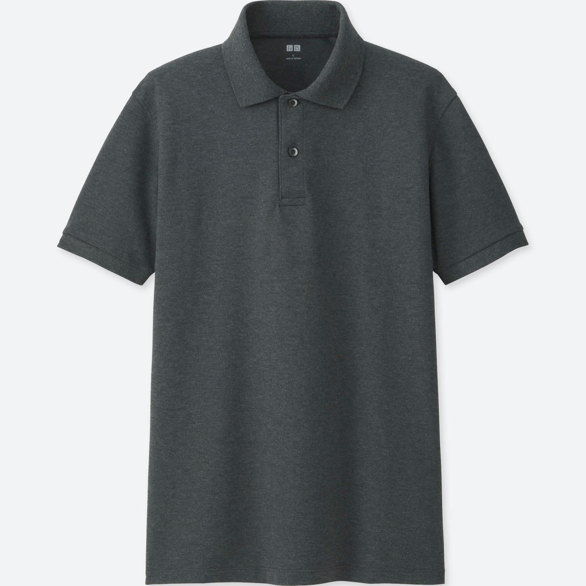 dark grey polo t shirt