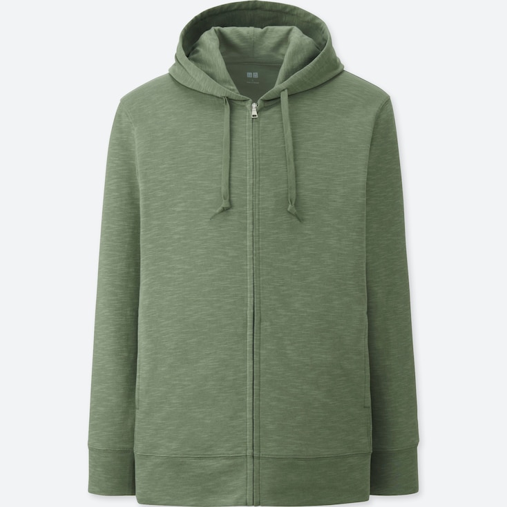 UNIQLO MEN SWEAT FLEECE LINED ZIPPED HOODIE StyleHint