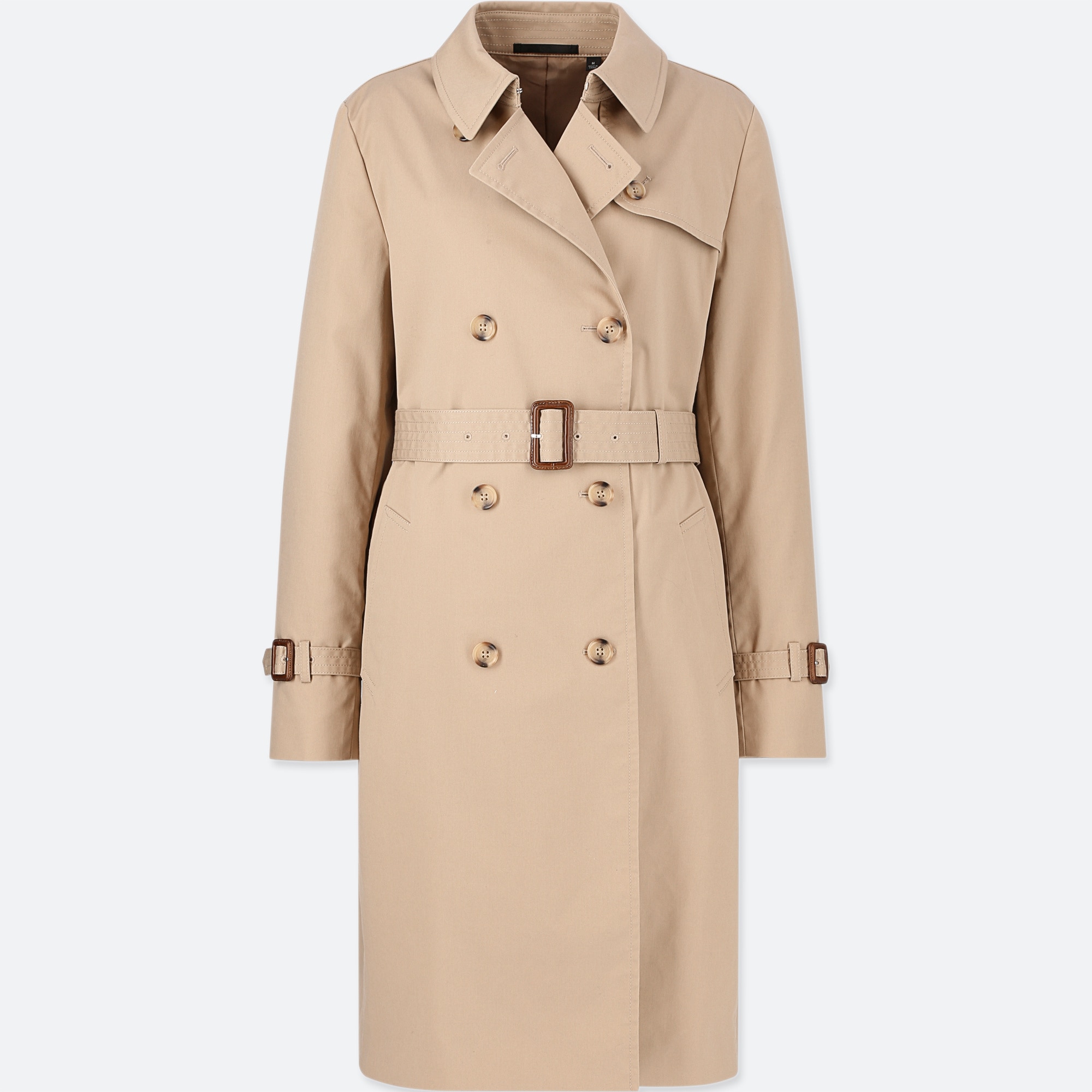 long women's trench coat with hood