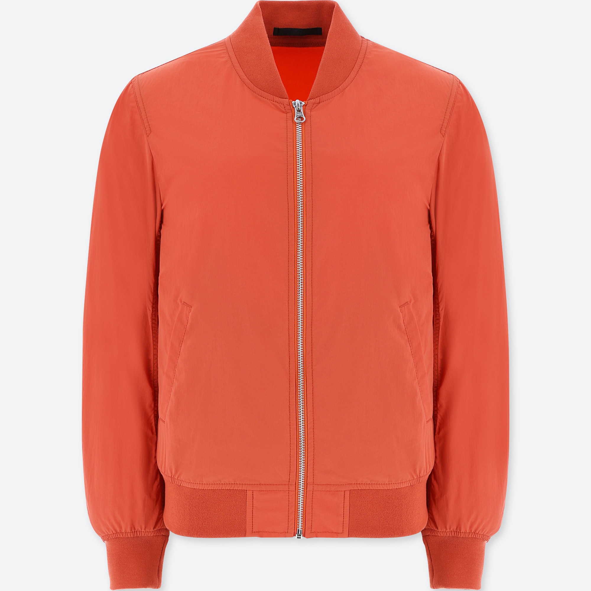orange bomber jacket womens