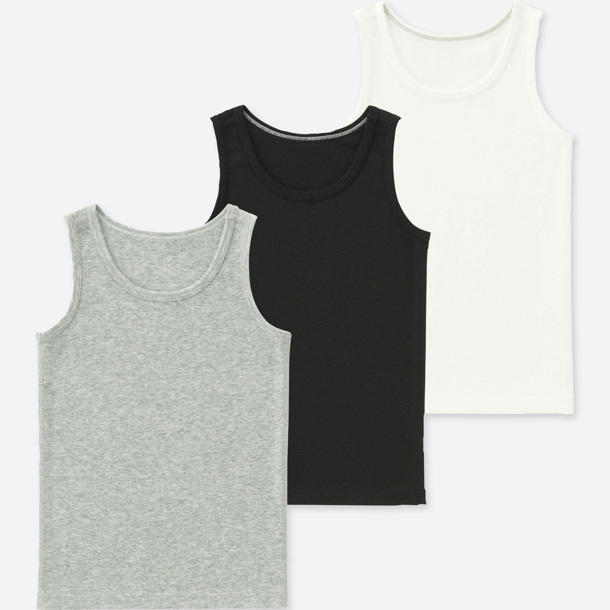 Toddler Cotton Inner Tank Top Set Of 3 Uniqlo Us