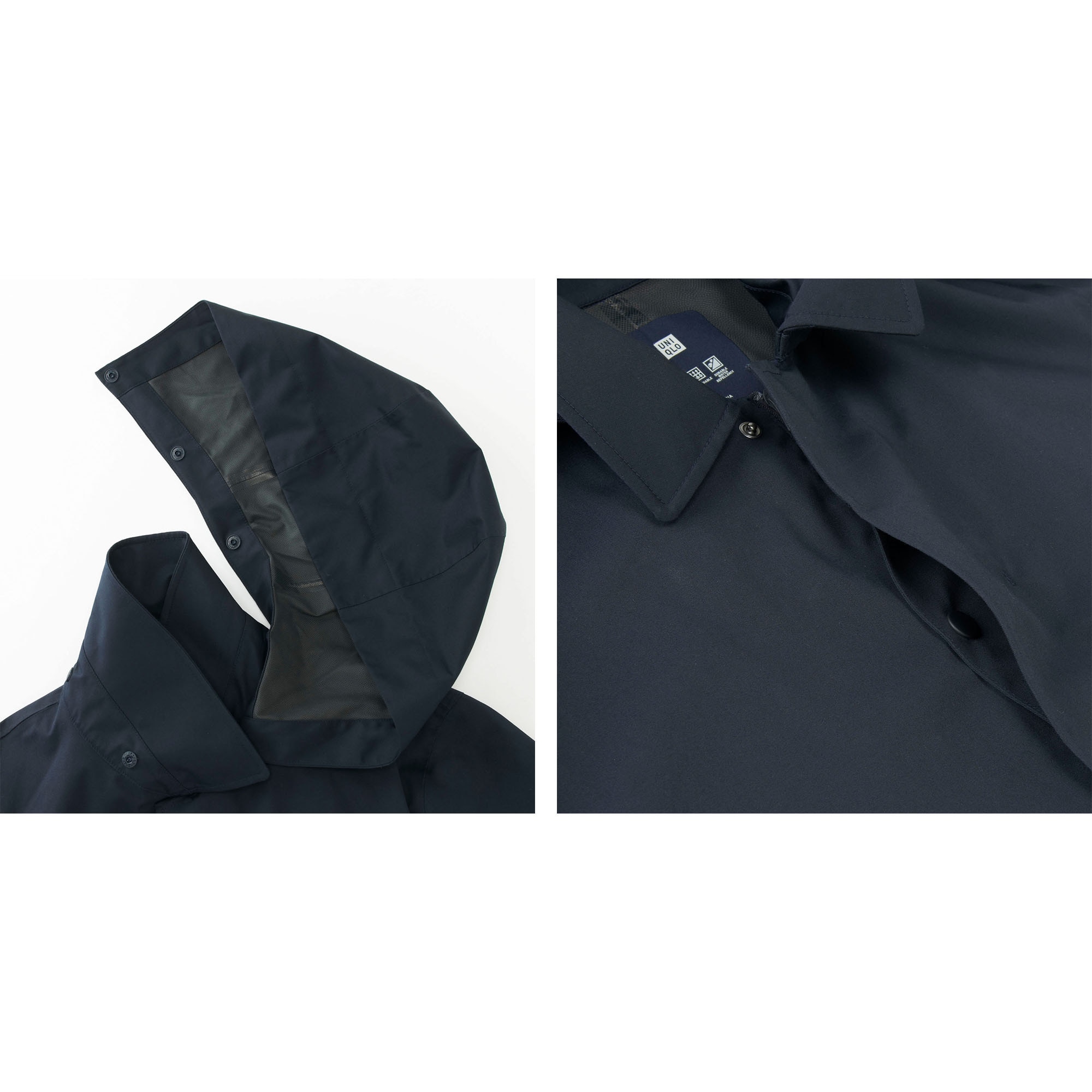 blocktech convertible collar coat