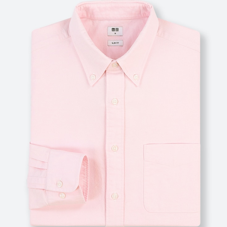 MEN OXFORD SLIMFIT LONGSLEEVE SHIRT UNIQLO US
