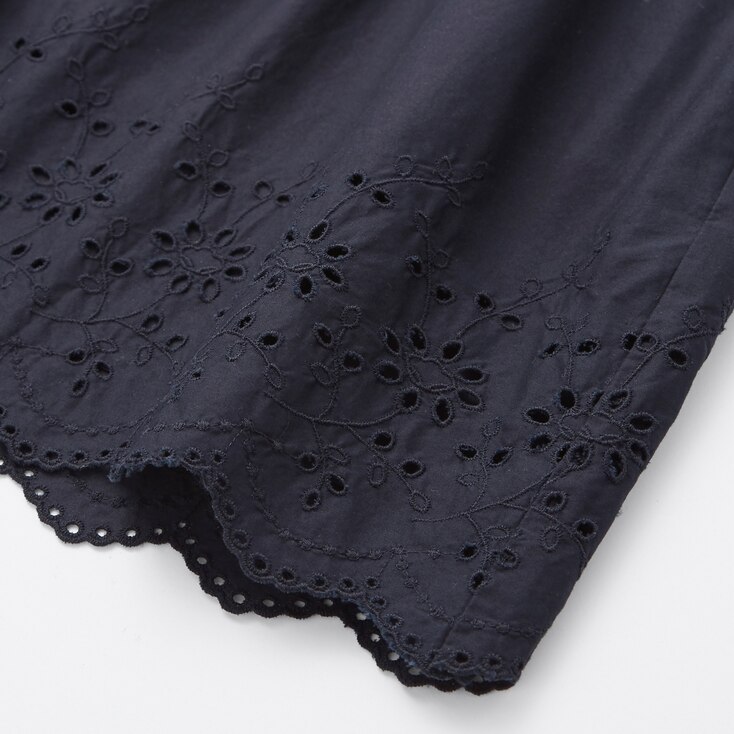 WOMEN EYELET SHORTS UNIQLO US