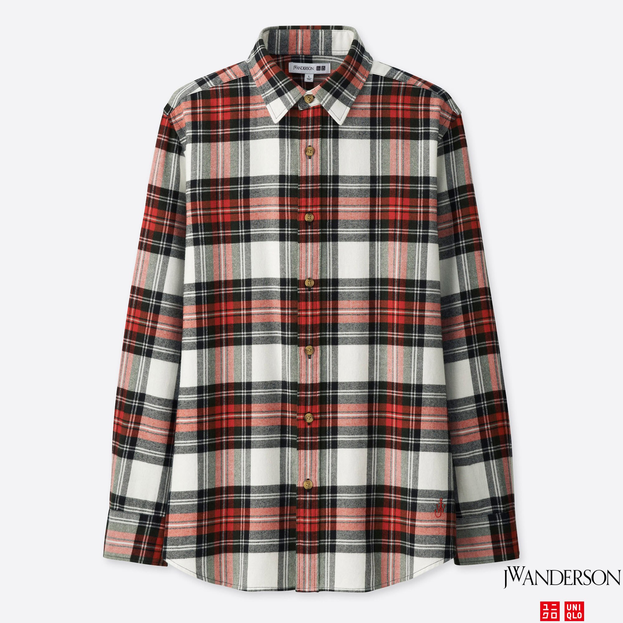 MEN JWA FLANNEL CHECKED LONG-SLEEVE SHIRT | UNIQLO US