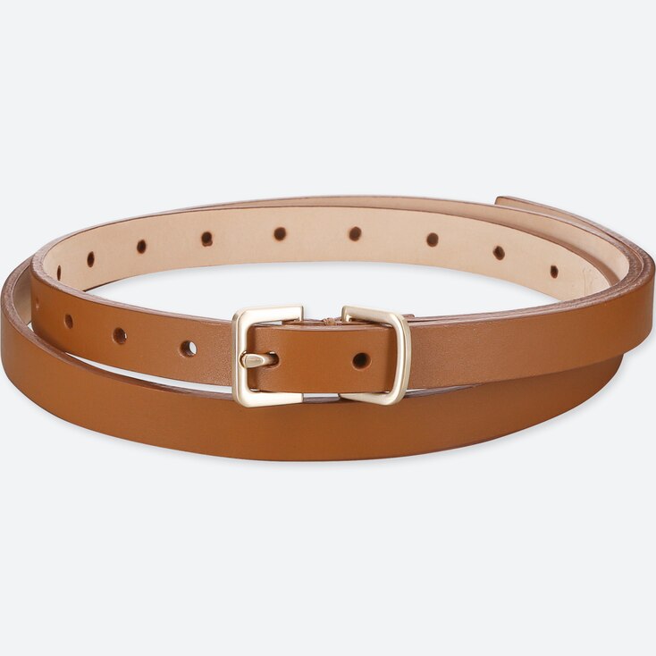 UNIQLO WOMEN COLOUR SKINNY LONG BELT | StyleHint