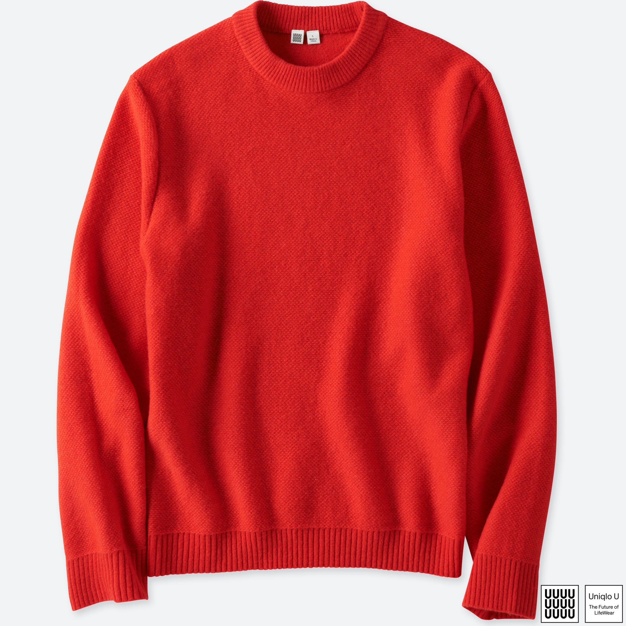 uniqlo mens lambswool sweater