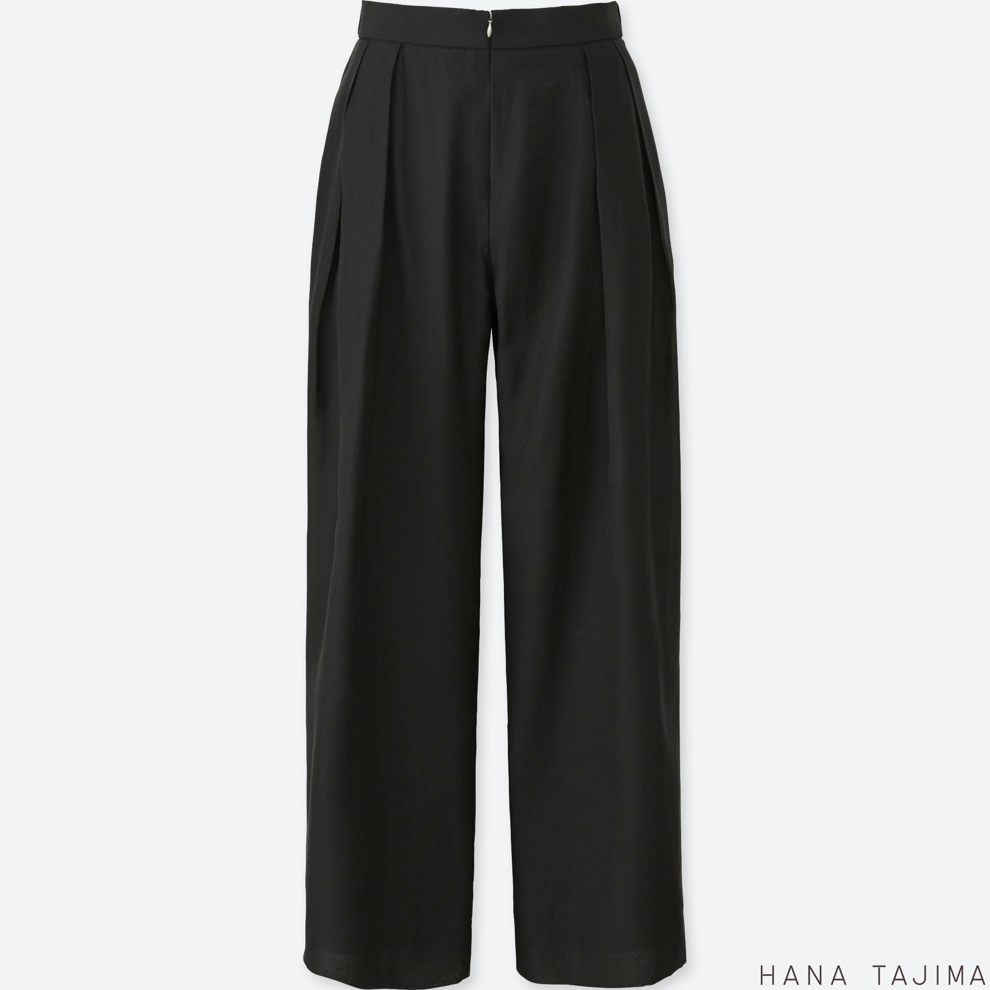 WOMEN HANA TAJIMA TENCEL TUCK WIDE TROUSERS