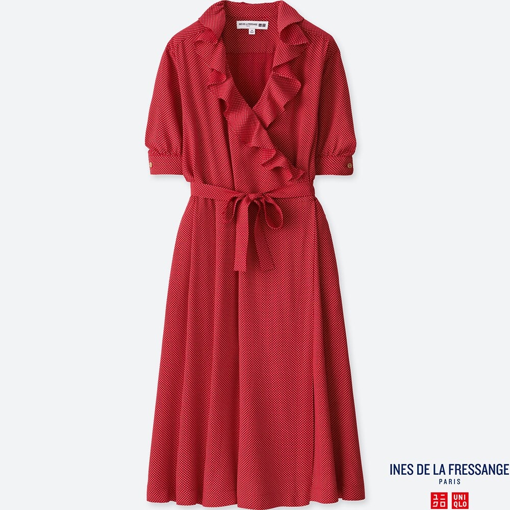 uniqlo wrap dress