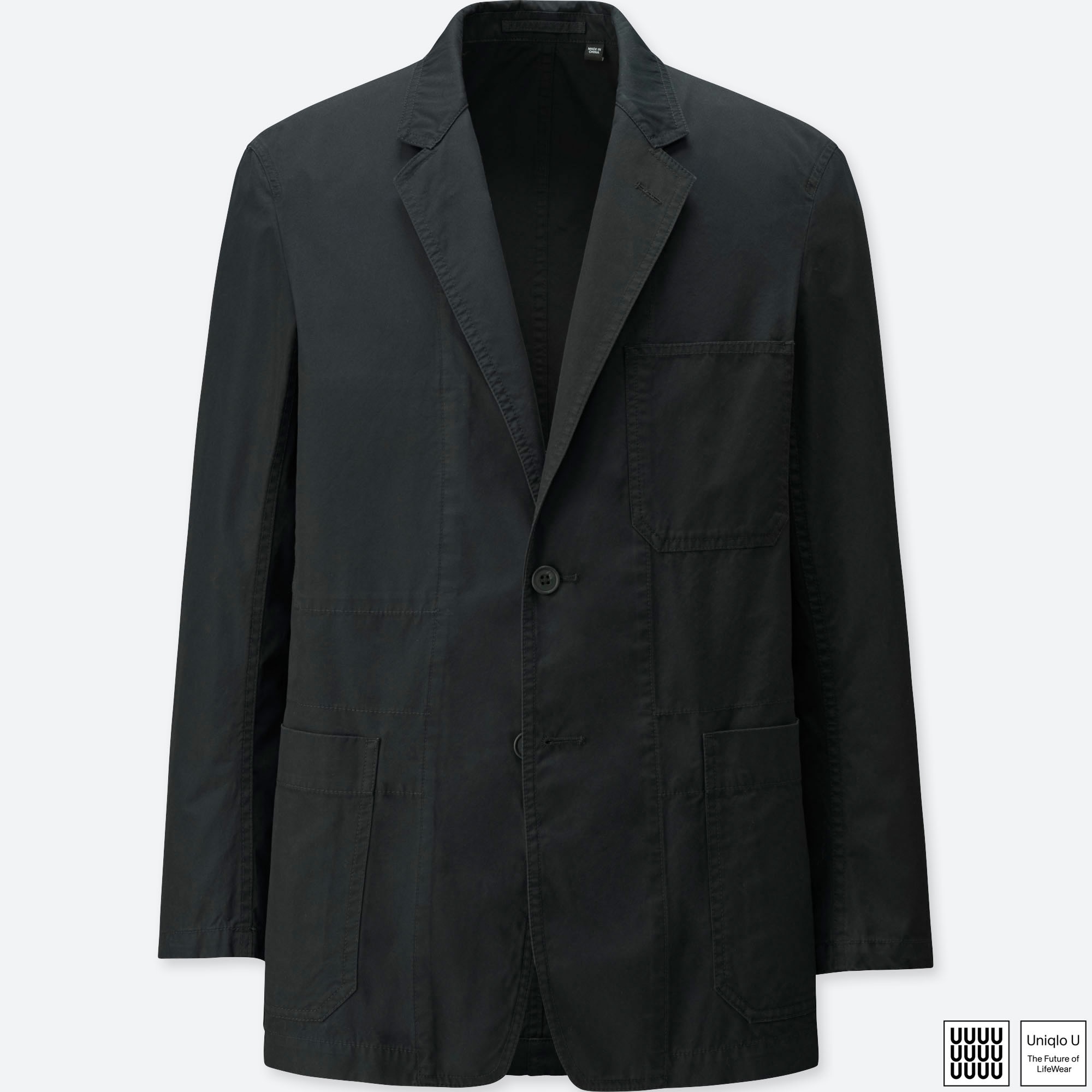 Uniqlo sale cotton blazer