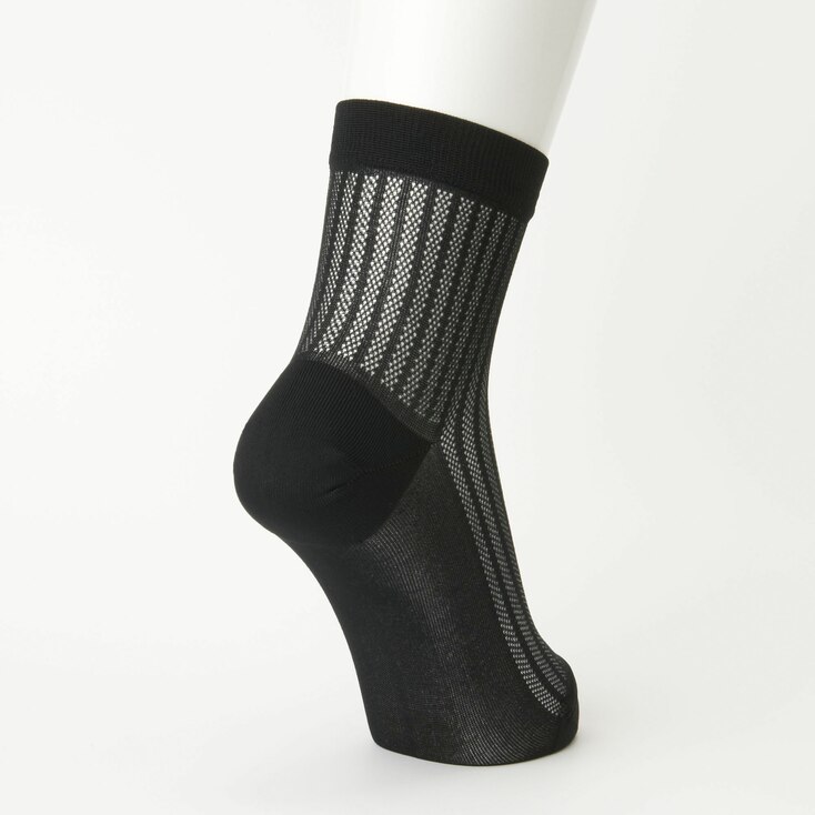 WOMEN SHEER CREW SOCKS (3 PAIRS) UNIQLO US