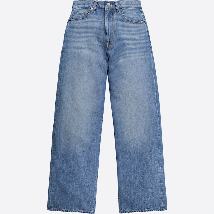 WOMEN HIGH-RISE WIDE FIT JEANS | UNIQLO US