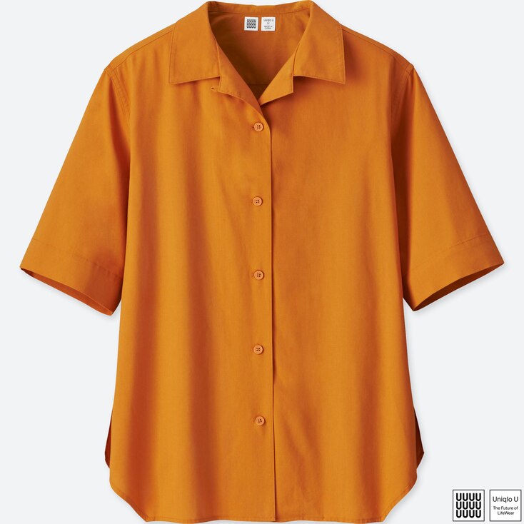 Uniqlo Women U Open Collar Short Sleeve Shirt Stylehint Uniqlo Women U Open Collar Short Sleeve Shirt Stylehint