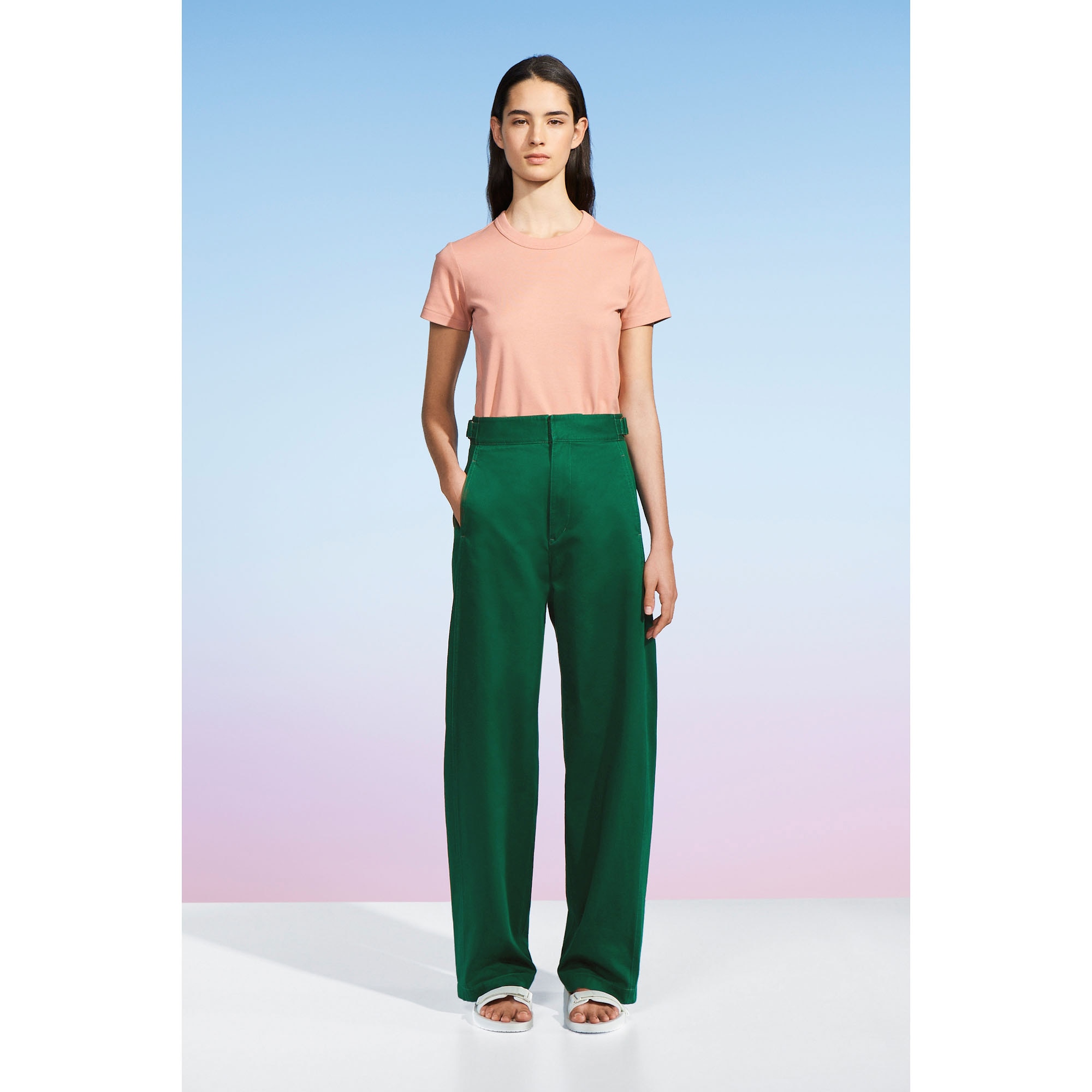 Women uniqlo u wide fit jeans Clearance