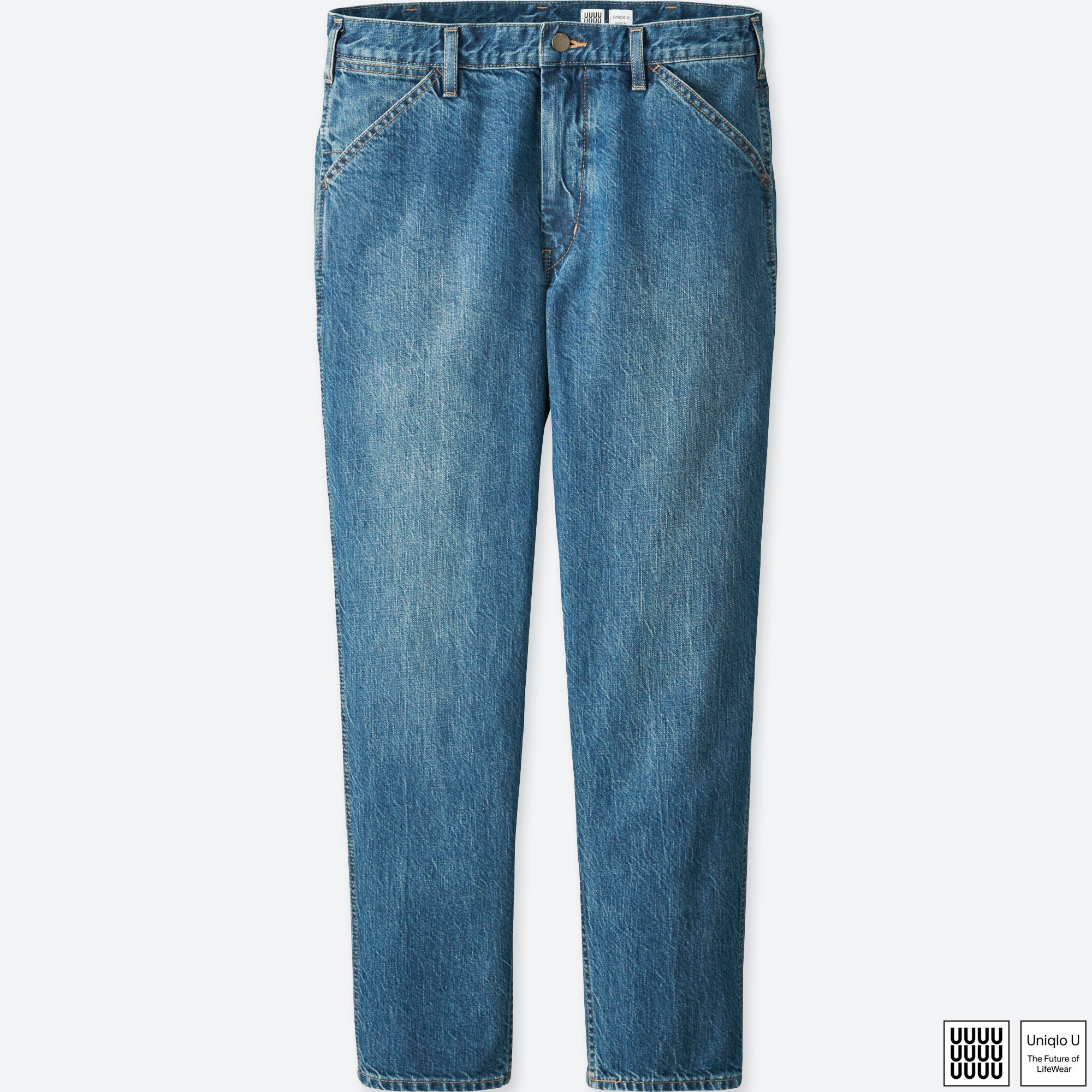 Uniqlo Slim boyfriend tapered jeans Womens Fashion Bottoms Jeans   Leggings on Carousell