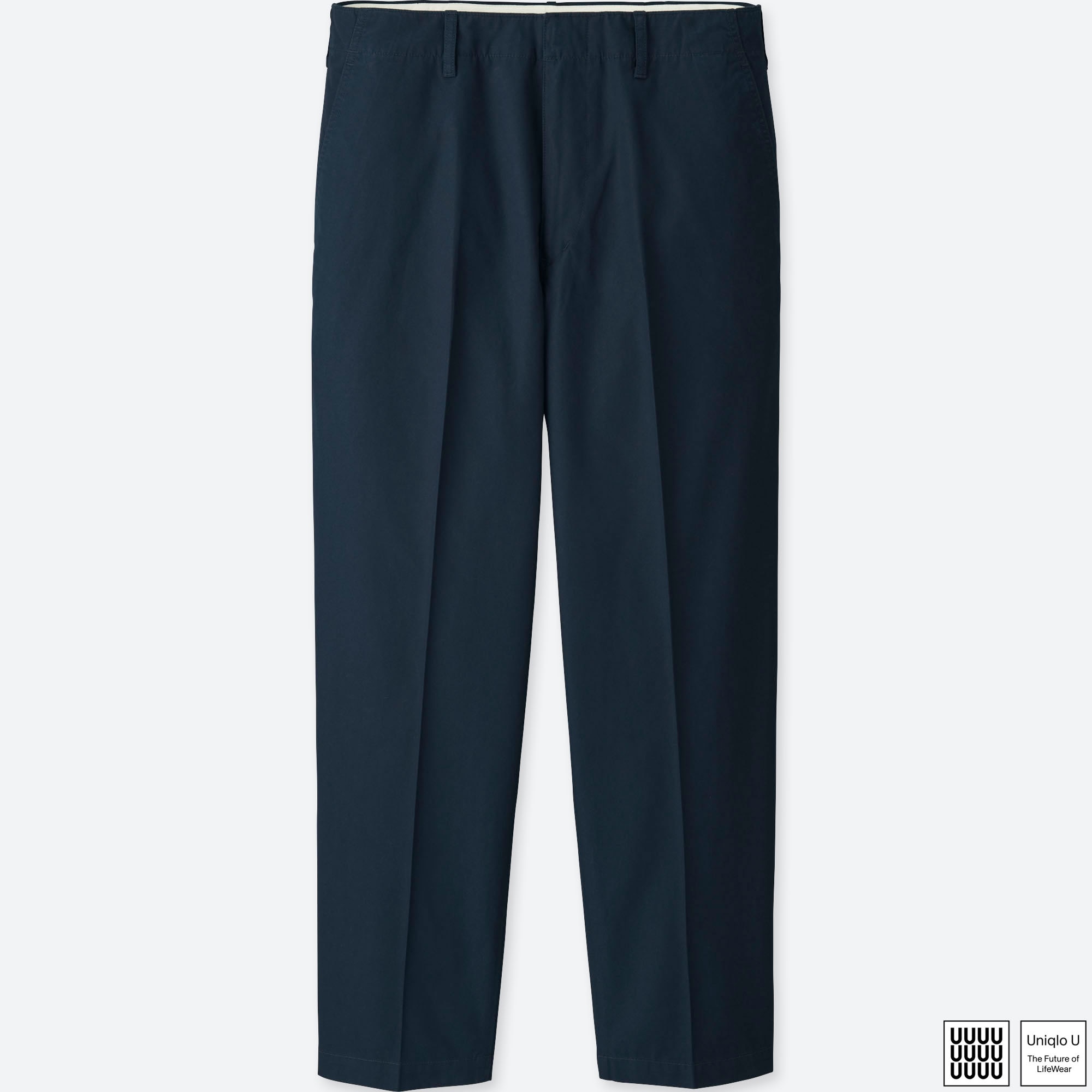 uniqlo tucked tapered pants