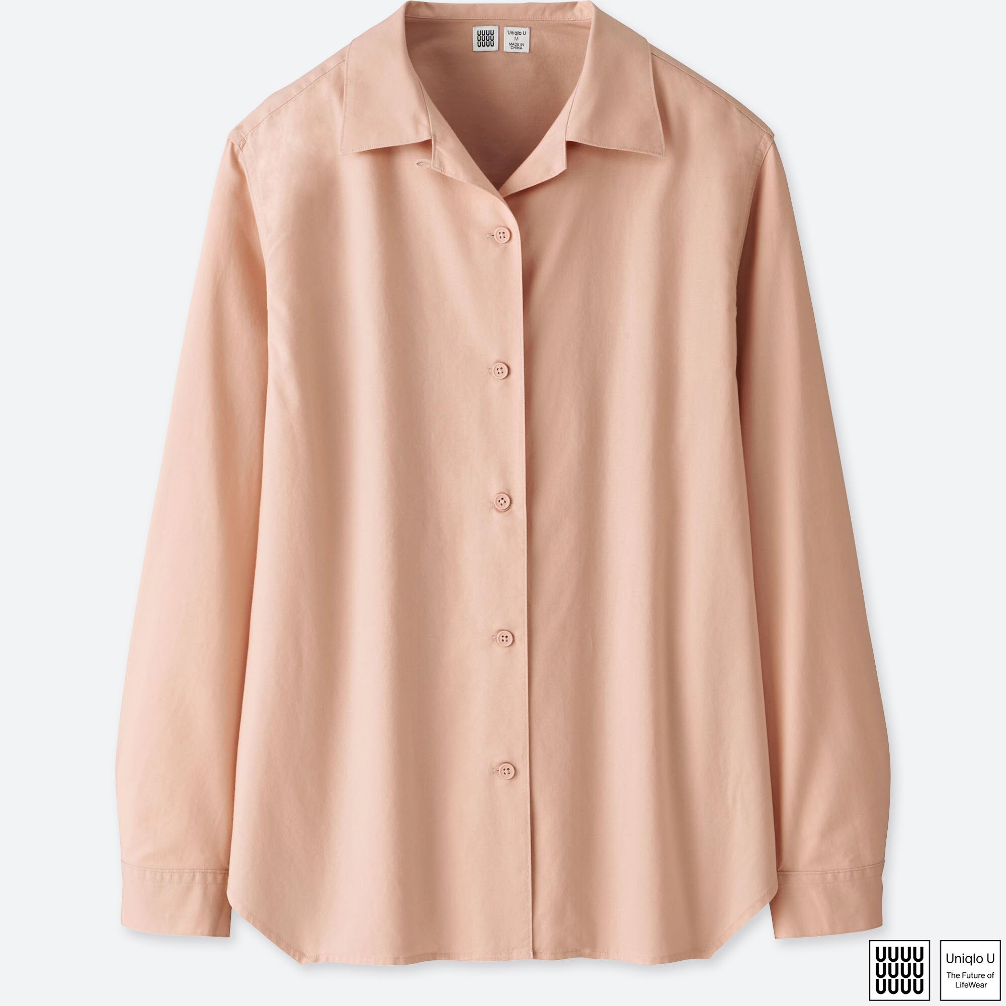 uniqlo open collar