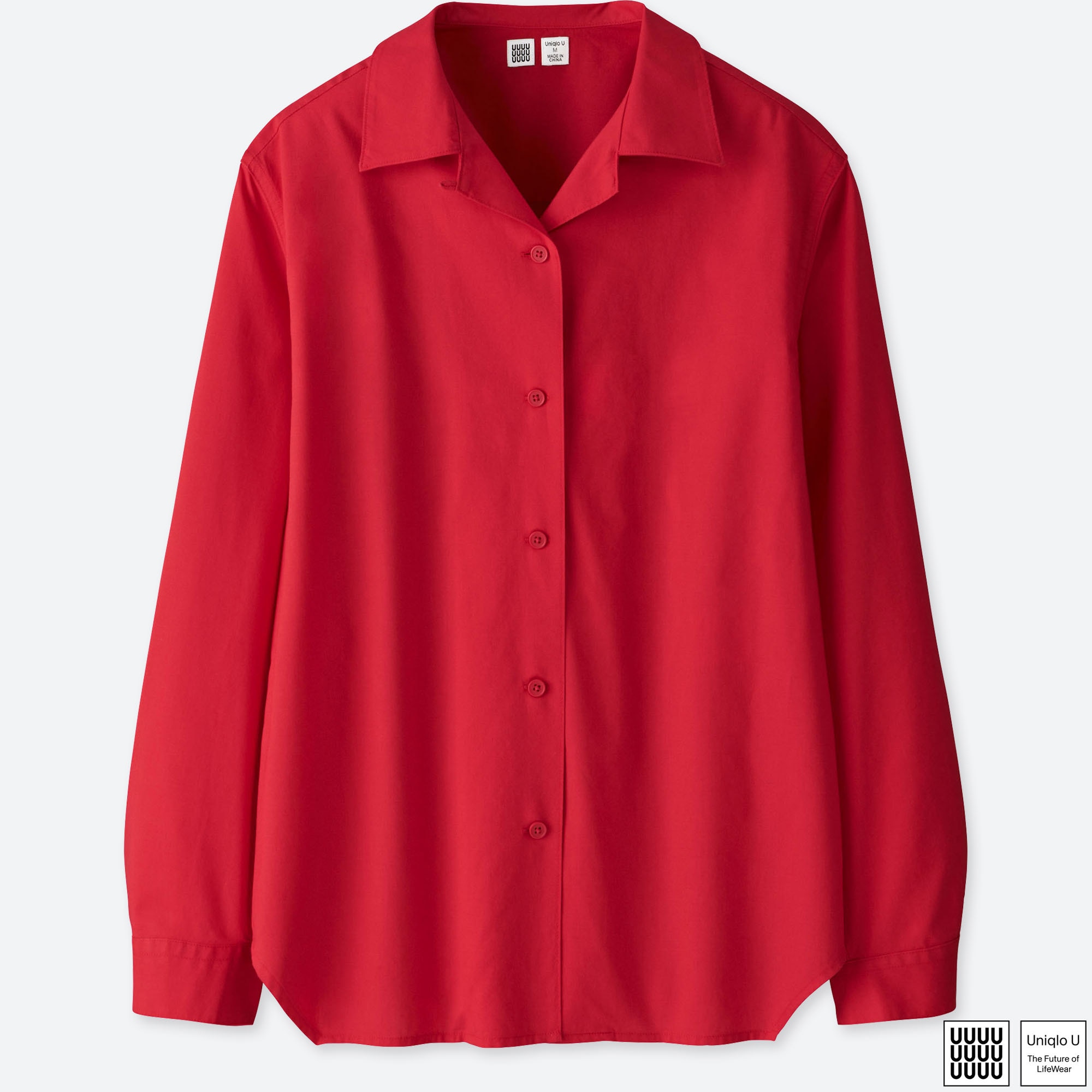 red collar shirt womens
