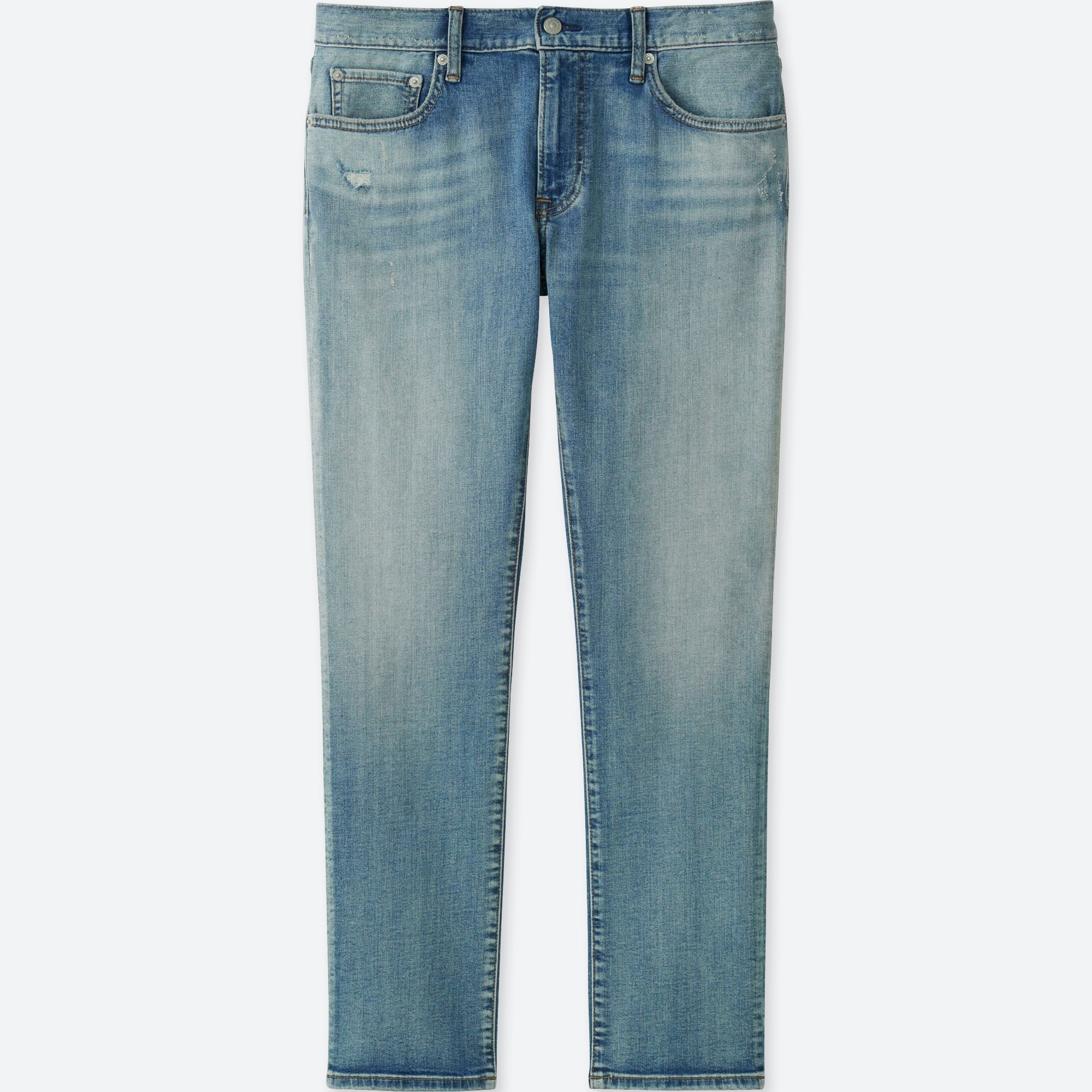 slim distressed jeans