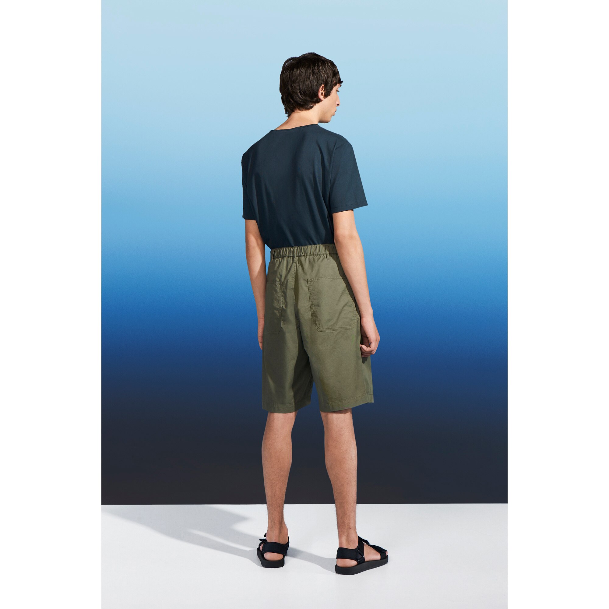 MEN U RELAXED PLEATED KNEE LENGTH PANTS UNIQLO US