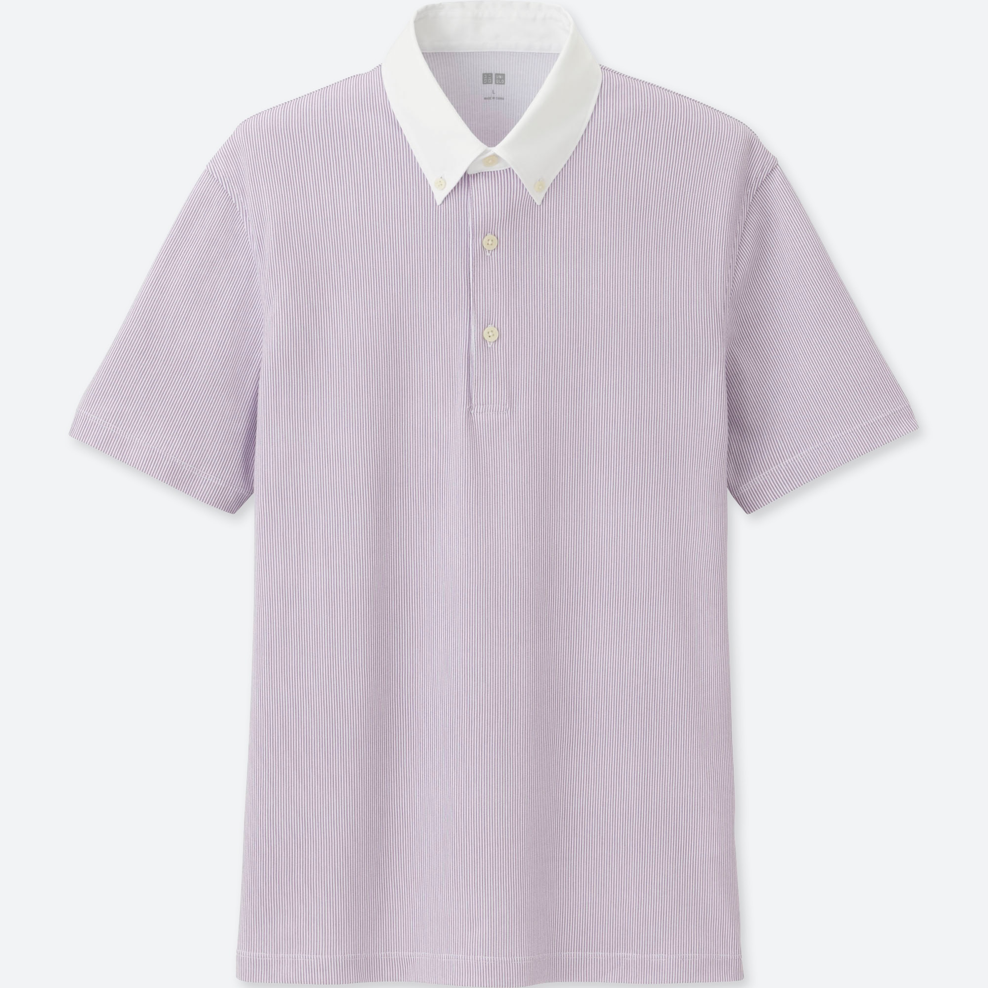 uniqlo button down polo