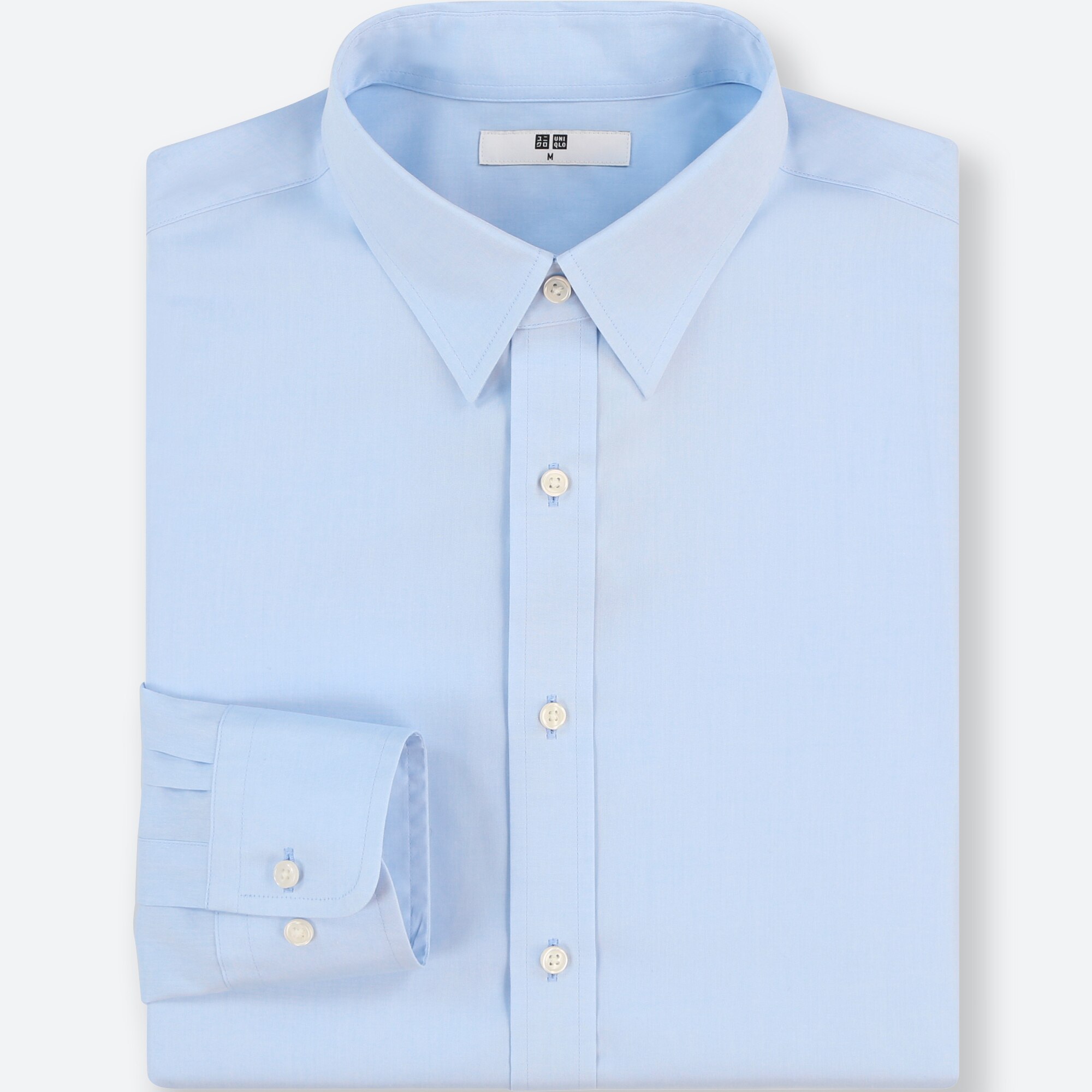 MEN EASY CARE BROADCLOTH REGULAR FIT SHIRT (REGULAR COLLAR)