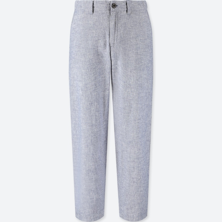 WOMEN COTTON LINEN RELAXED PANTS | UNIQLO US