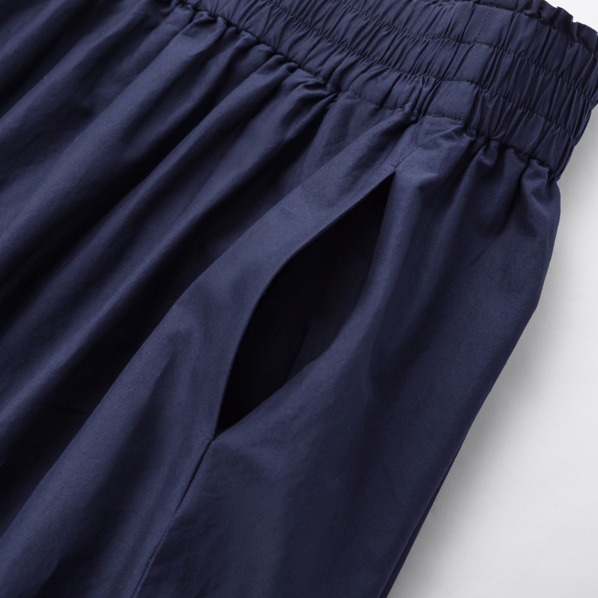 WOMEN HIGHWAIST COTTON LAWN EYELET SKIRT UNIQLO US