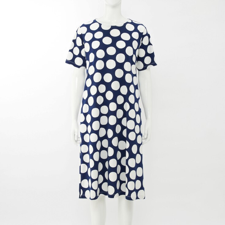 WOMEN MARIMEKKO GRAPHIC SHORT-SLEEVE DRESS | UNIQLO US