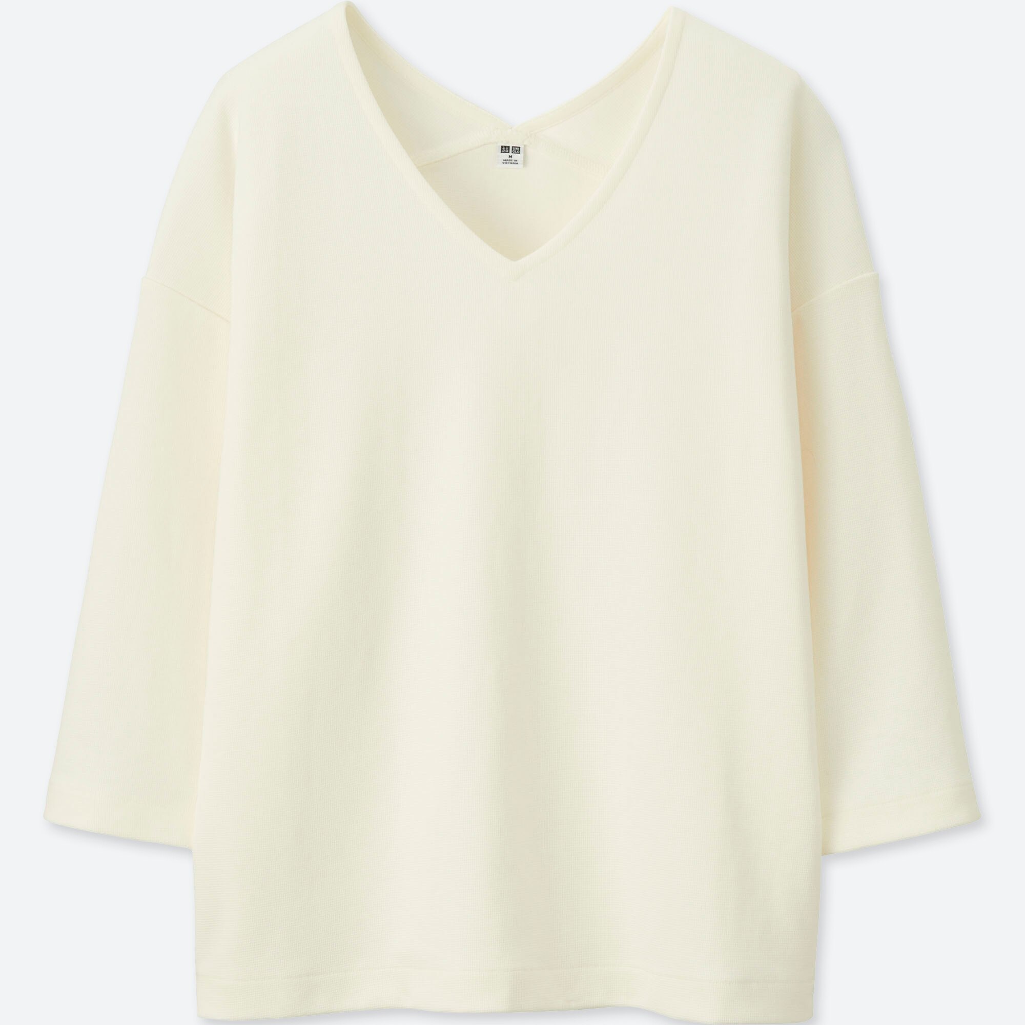 UNIQLO Women 3D Knit Seamless Cotton V 