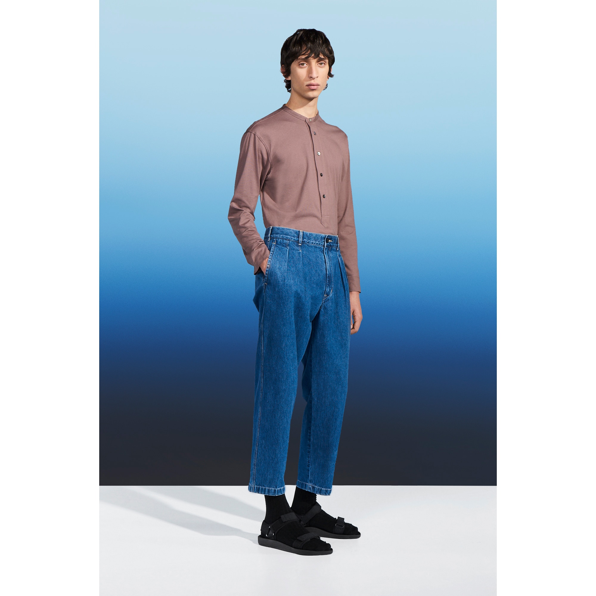 uniqlo pleated pants mens