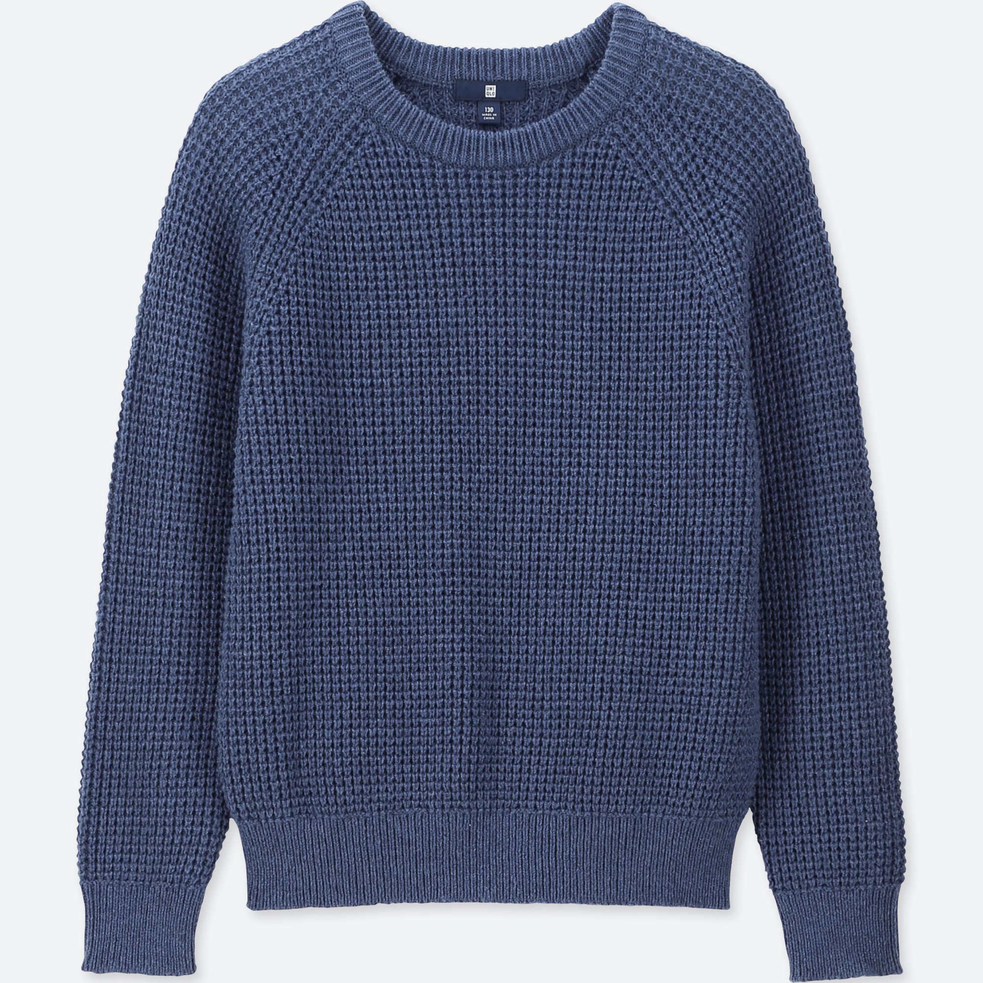 waffle sweater uniqlo