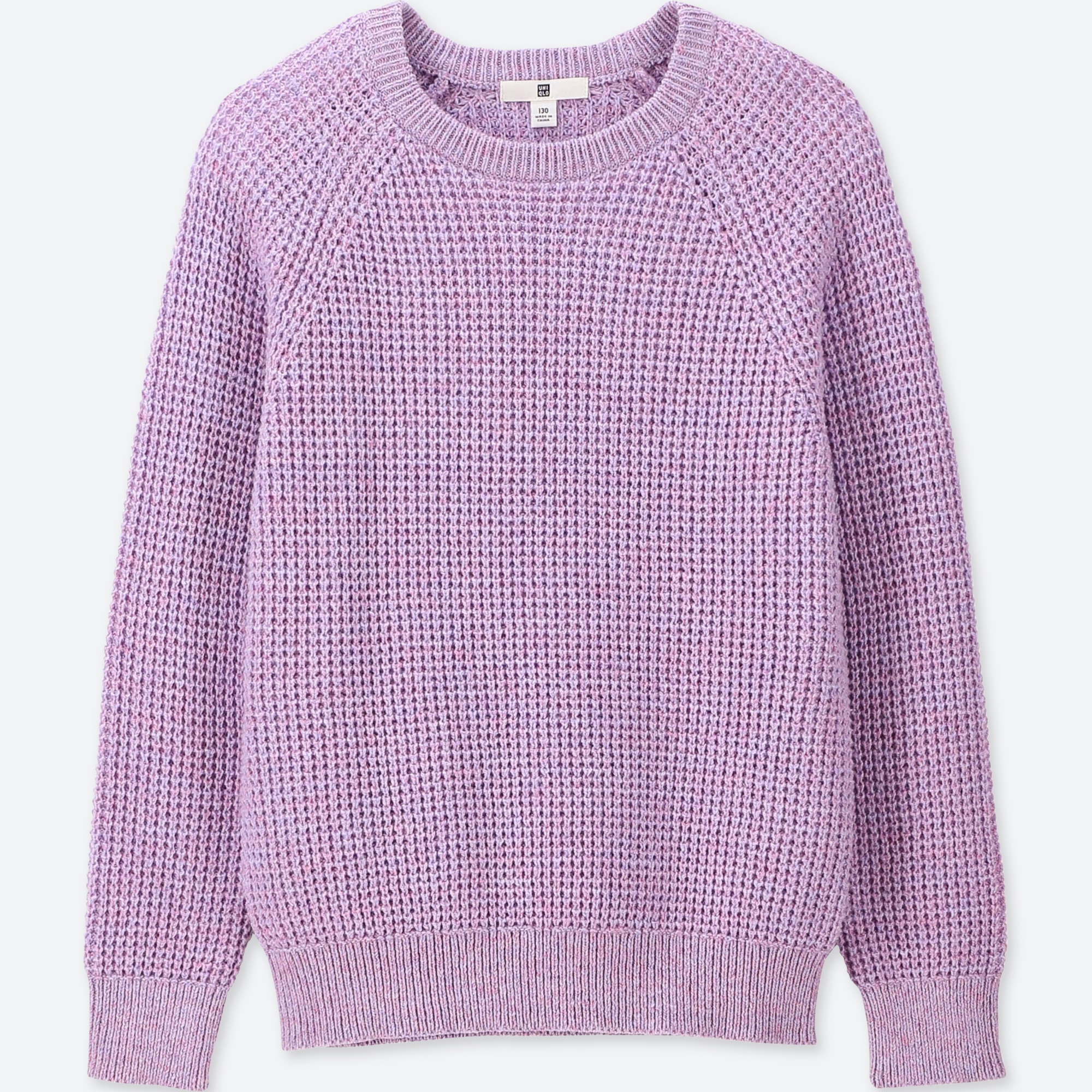 Uniqlo waffle knit on sale sweater