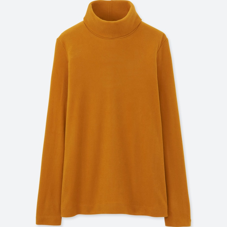uniqlo yellow turtleneck