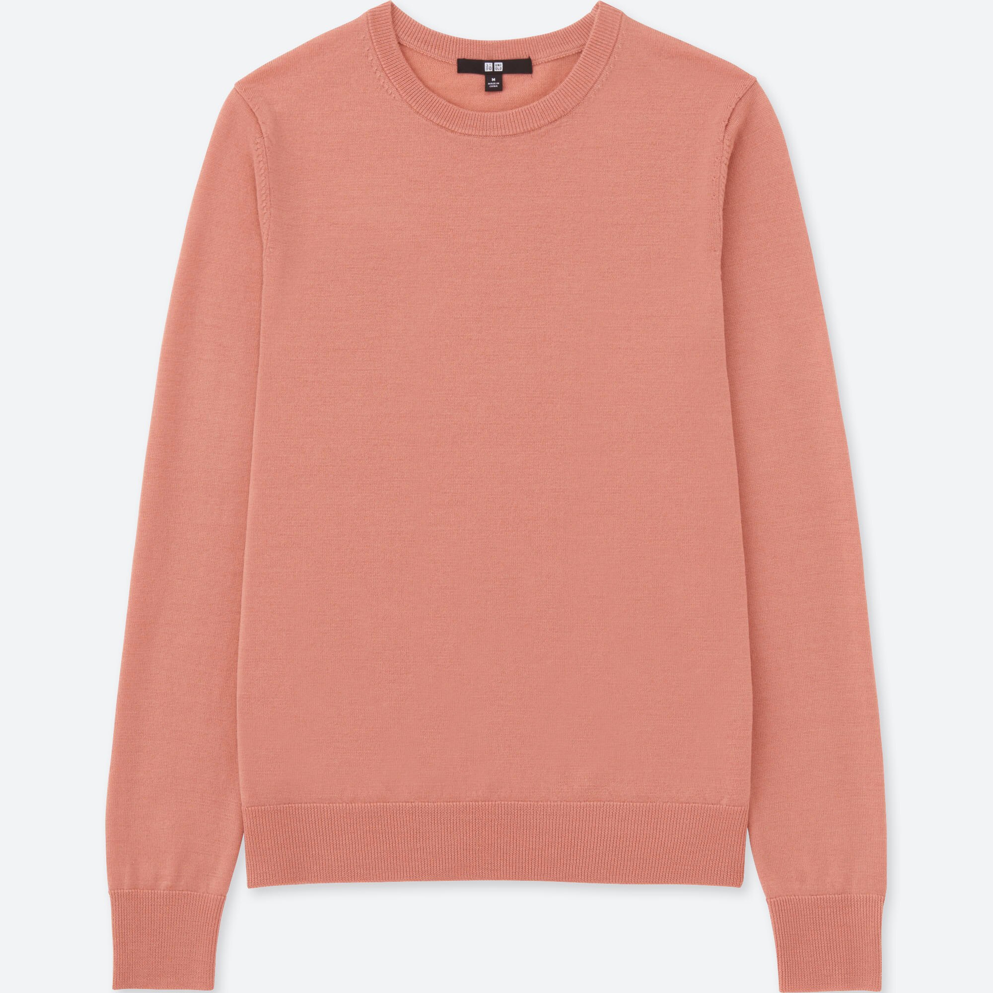 WOMEN EXTRA FINE MERINO CREW NECK SWEATER WOMEN EXTRA FINE MERINO CREW NECK SWEATER